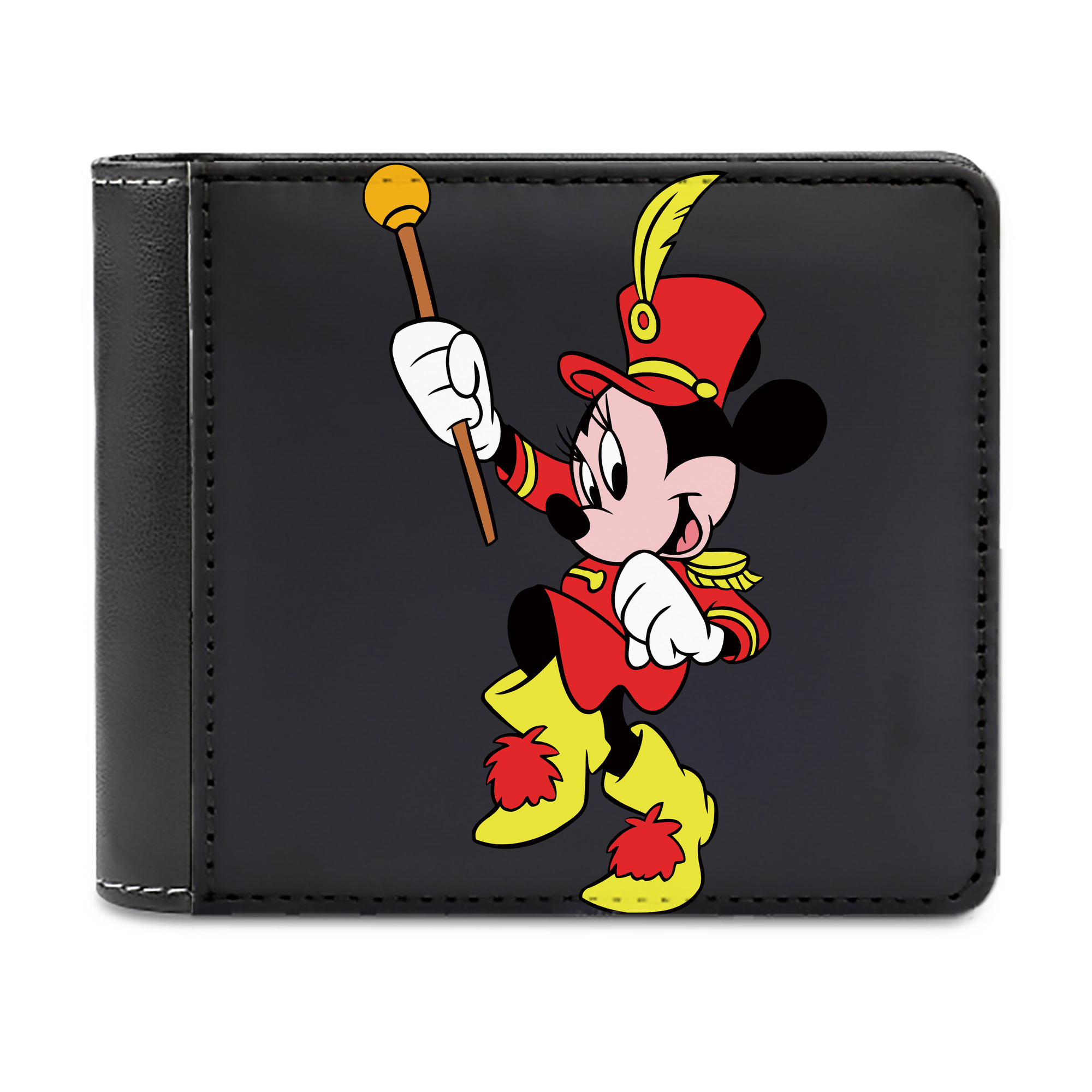 （画像用） ミッキーマウス Mickey Mouse 二つ折り革財布