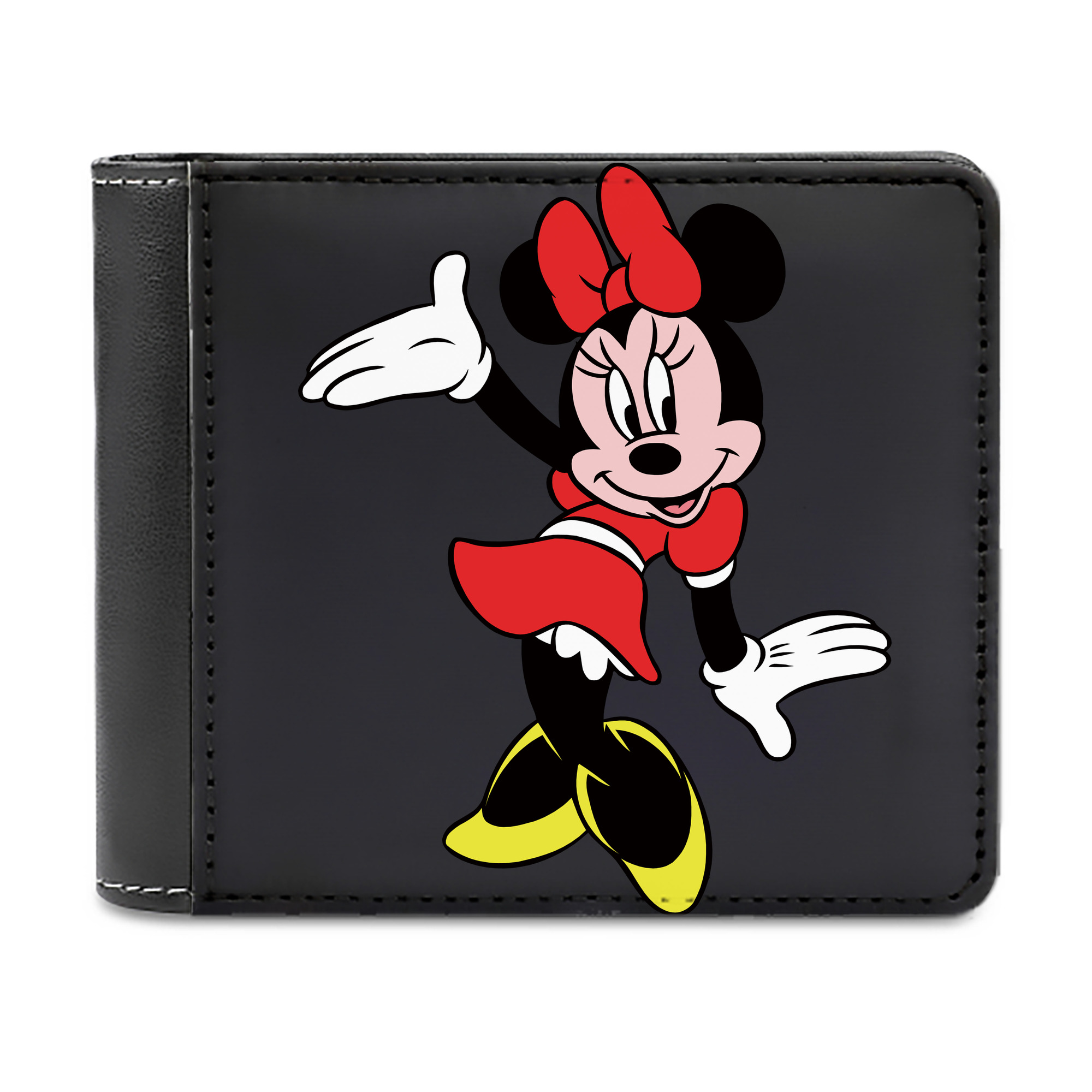 （画像用） ミッキーマウス Mickey Mouse 二つ折り革財布