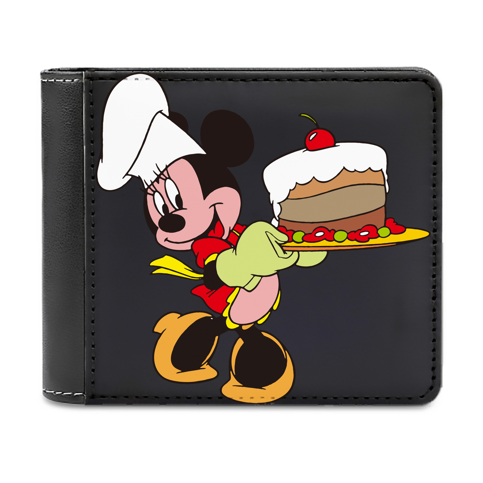 （画像用） ミッキーマウス Mickey Mouse 二つ折り革財布