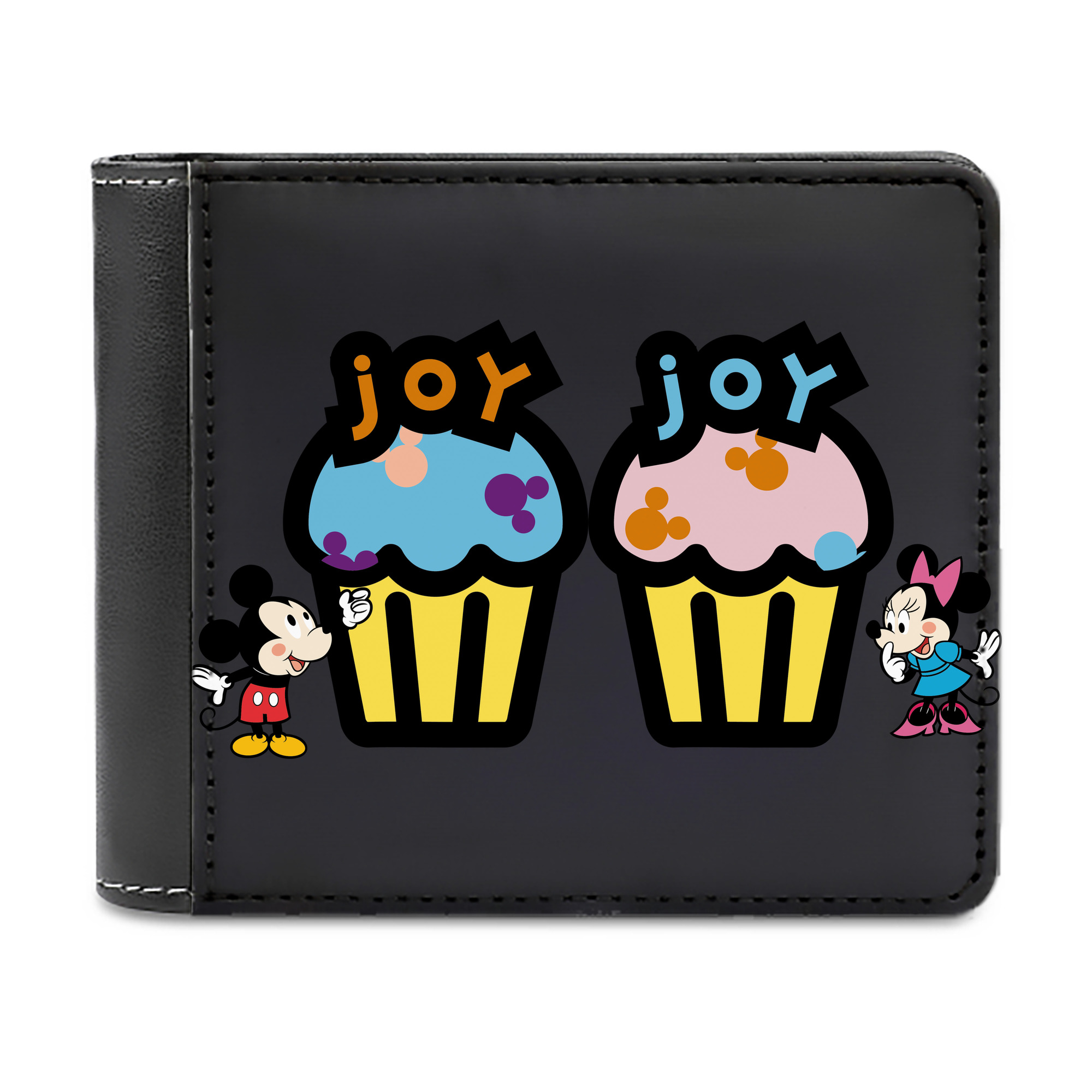 （画像用） ミッキーマウス Mickey Mouse 二つ折り革財布
