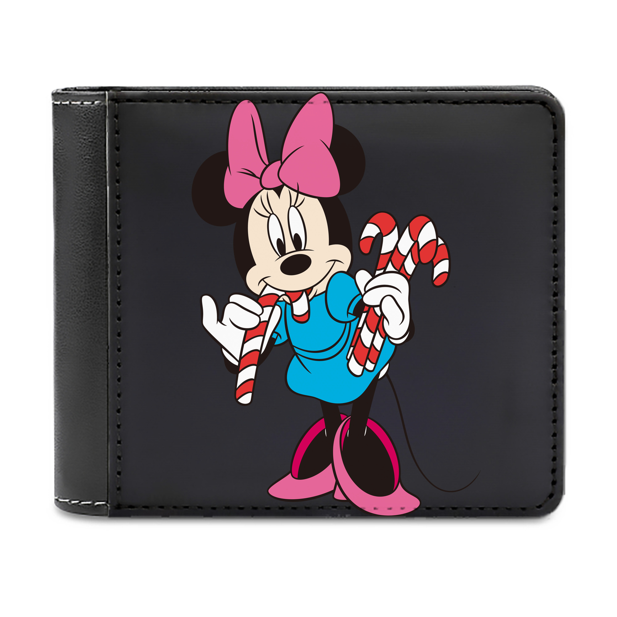 （画像用） ミッキーマウス Mickey Mouse 二つ折り革財布