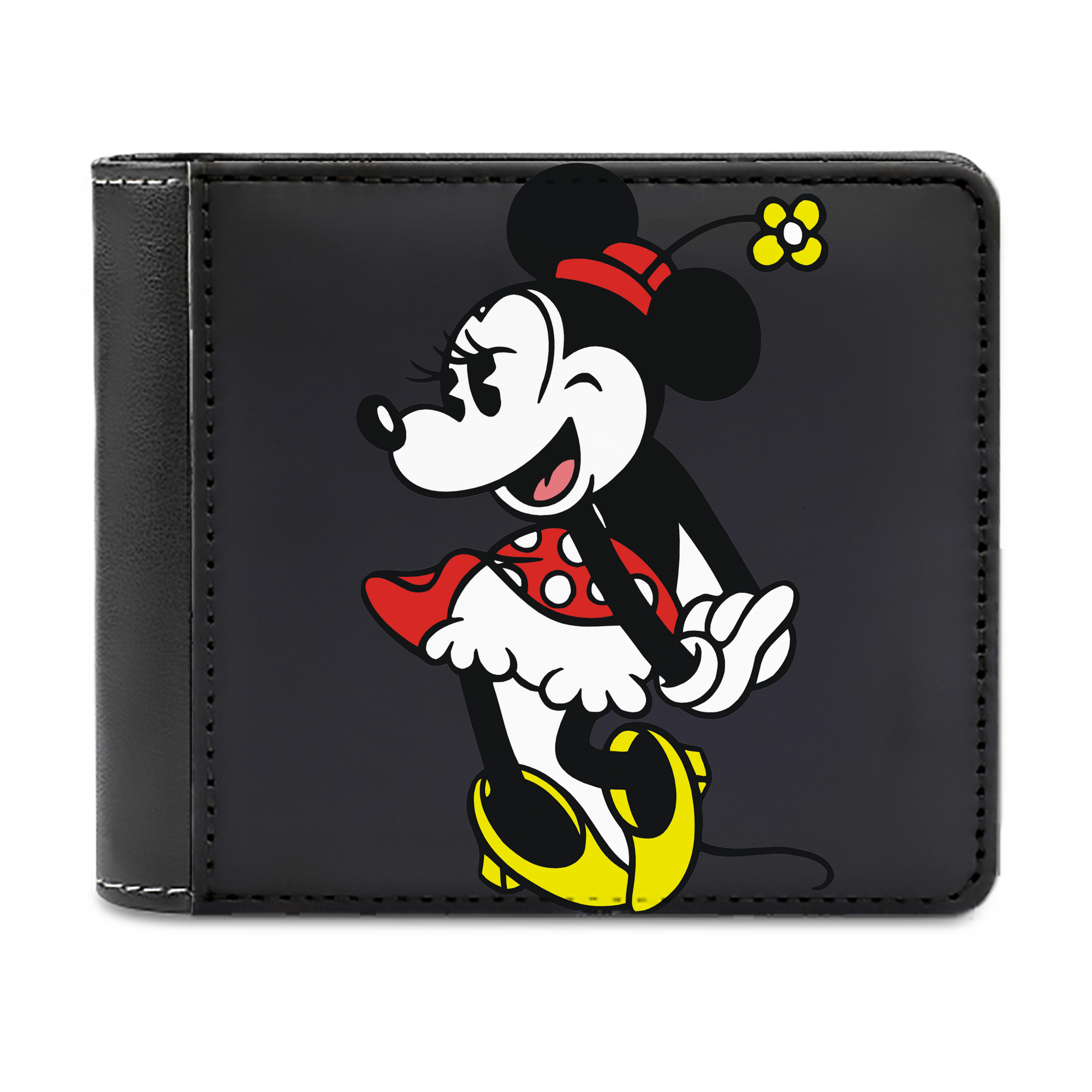 （画像用） ミッキーマウス Mickey Mouse 二つ折り革財布