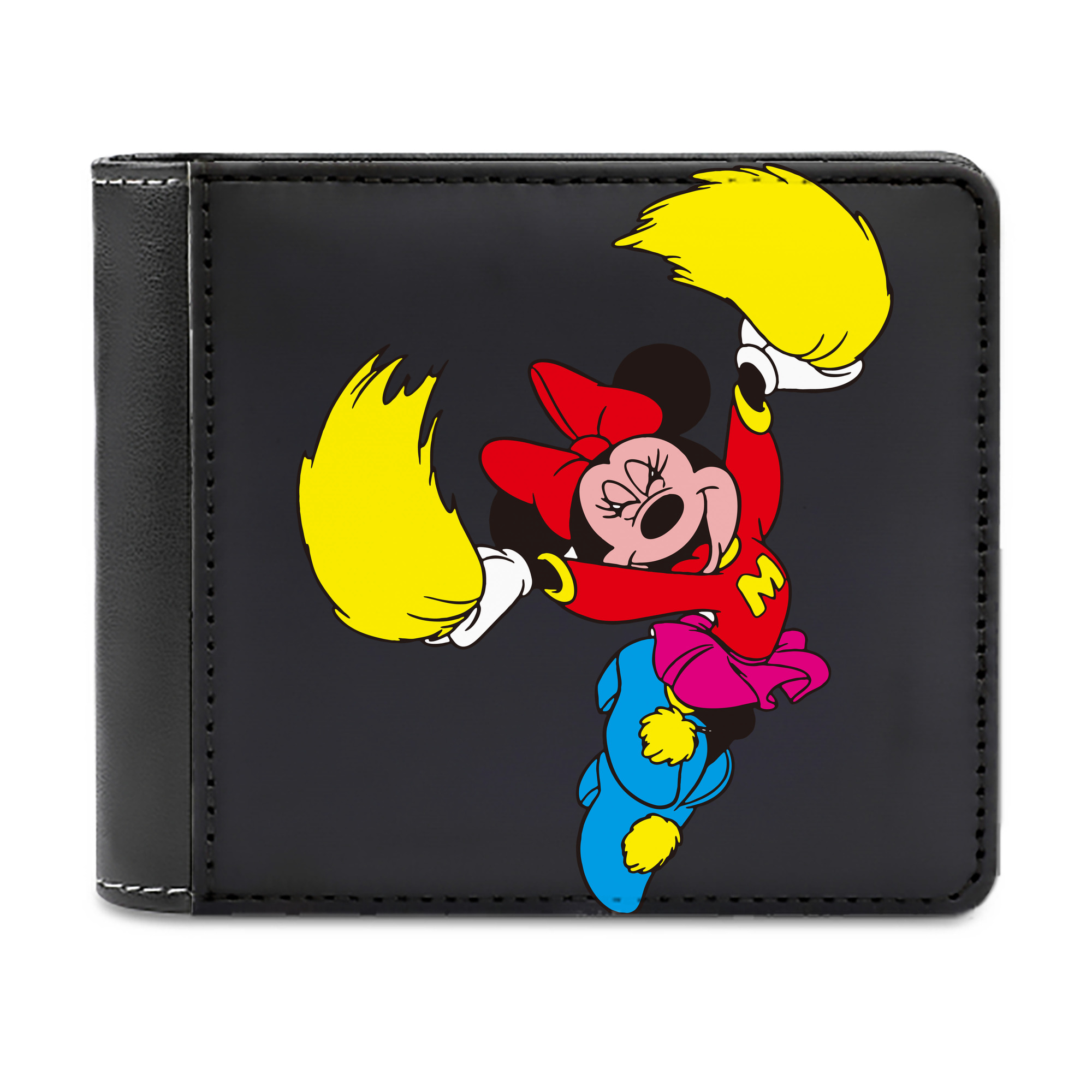 （画像用） ミッキーマウス Mickey Mouse 二つ折り革財布