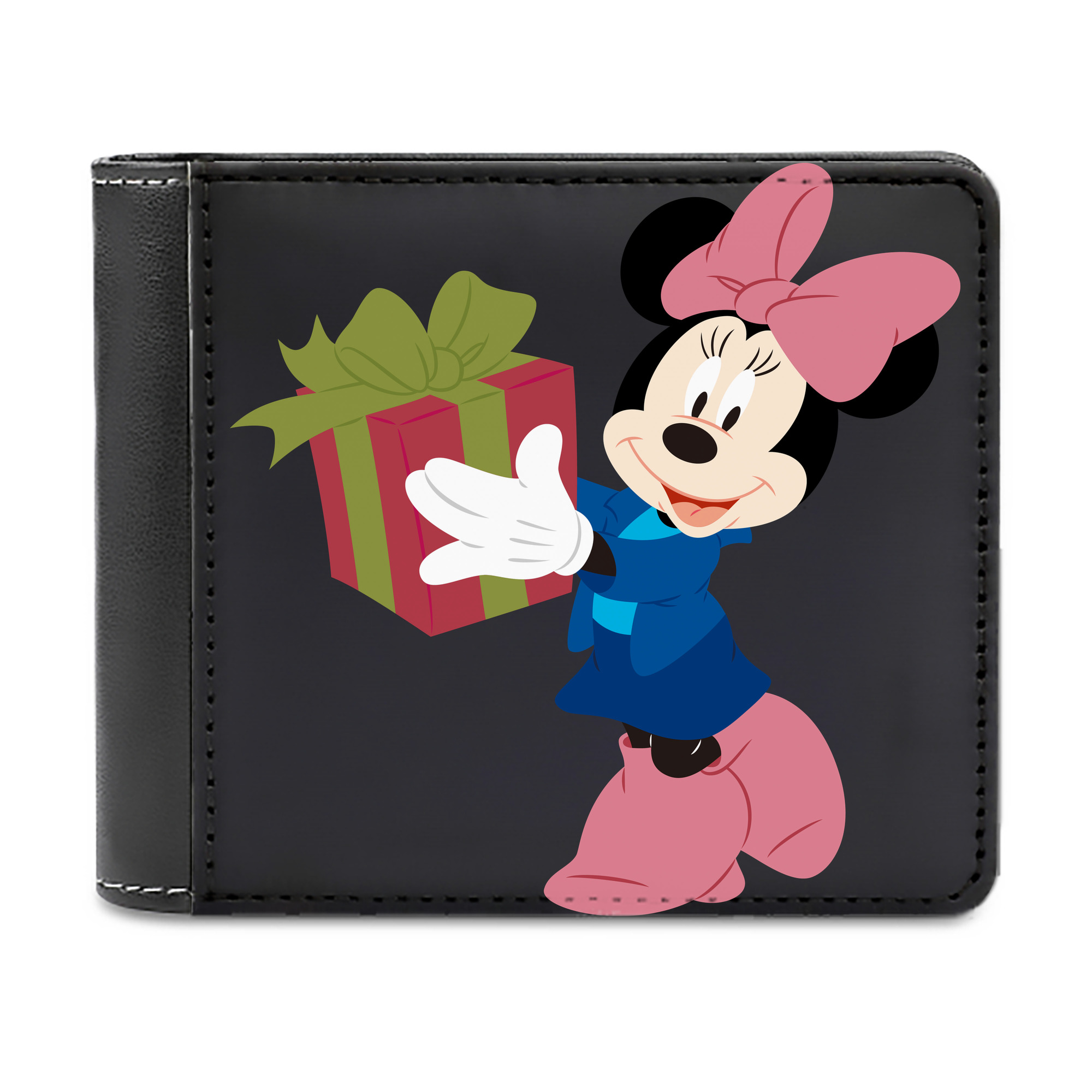 （画像用） ミッキーマウス Mickey Mouse 二つ折り革財布