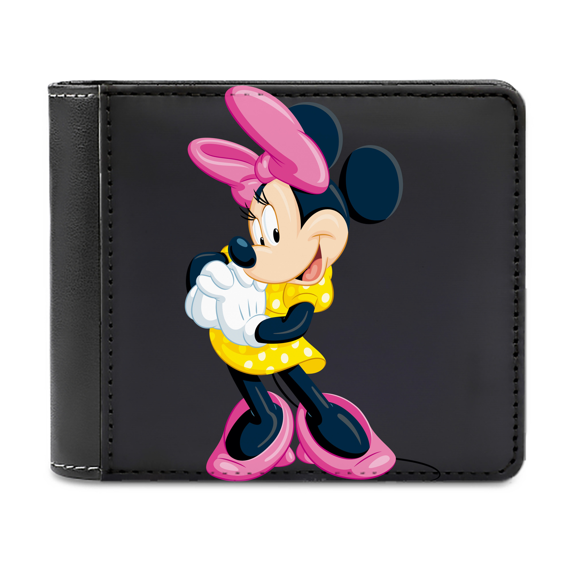 （画像用） ミッキーマウス Mickey Mouse 二つ折り革財布