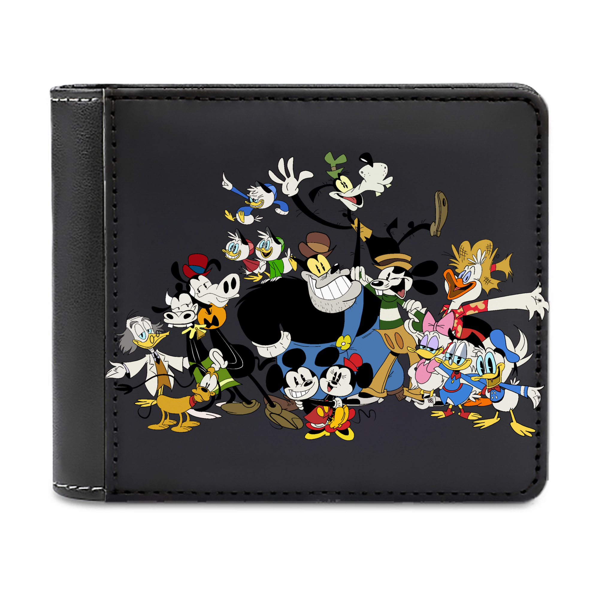 （画像用） ミッキーマウス Mickey Mouse 二つ折り革財布