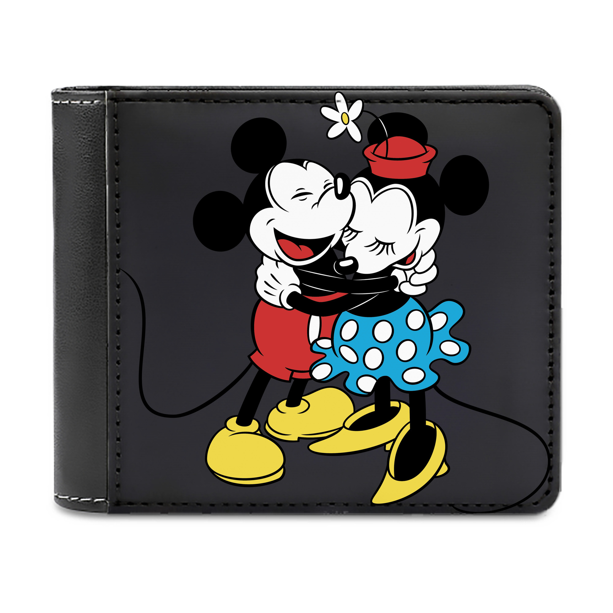 （画像用） ミッキーマウス Mickey Mouse 二つ折り革財布