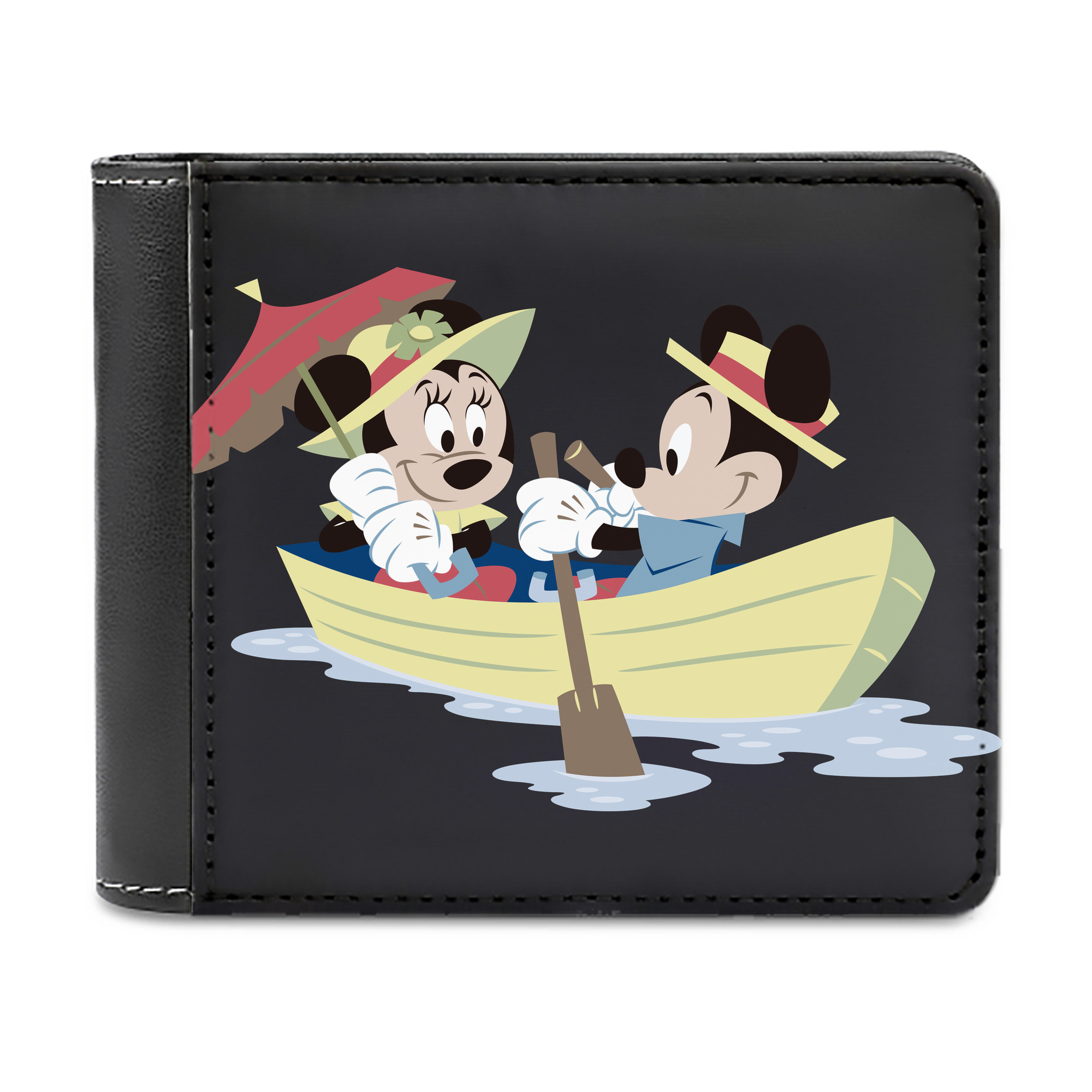 （画像用） ミッキーマウス Mickey Mouse 二つ折り革財布