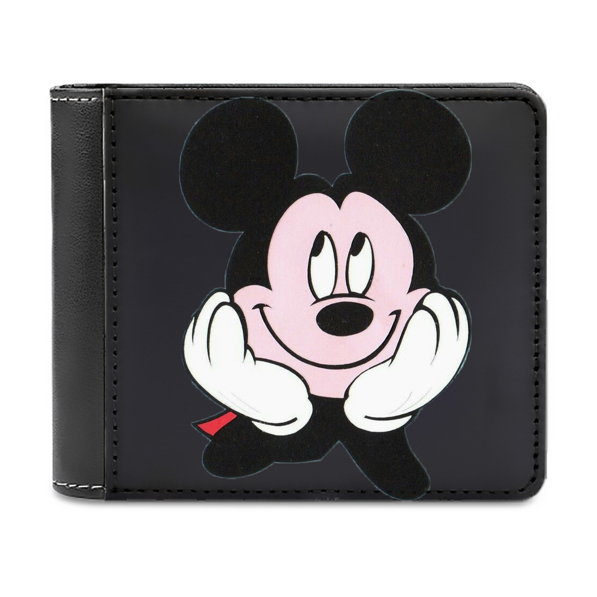 （画像用） ミッキーマウス Mickey Mouse 二つ折り革財布