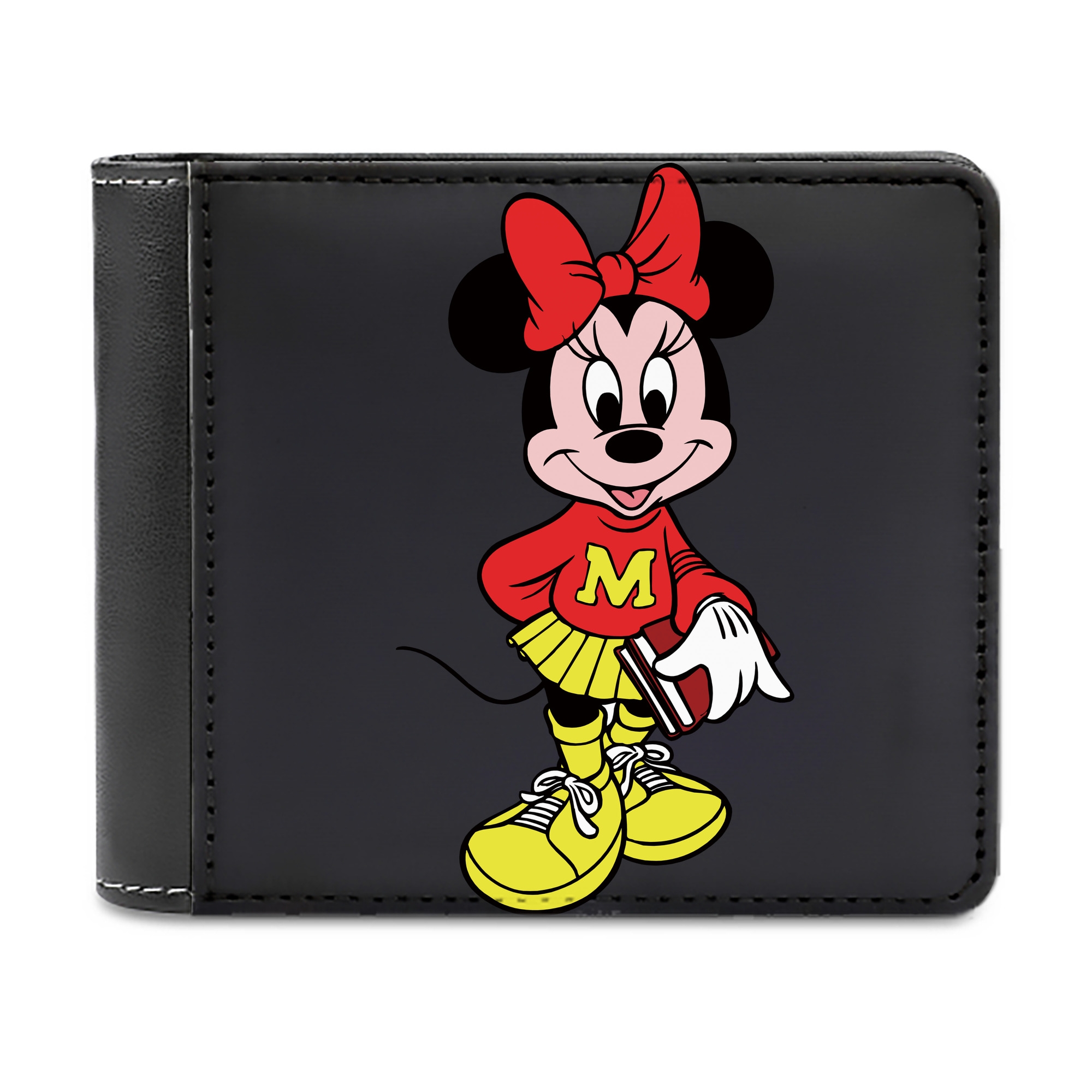 （画像用） ミッキーマウス Mickey Mouse 二つ折り革財布