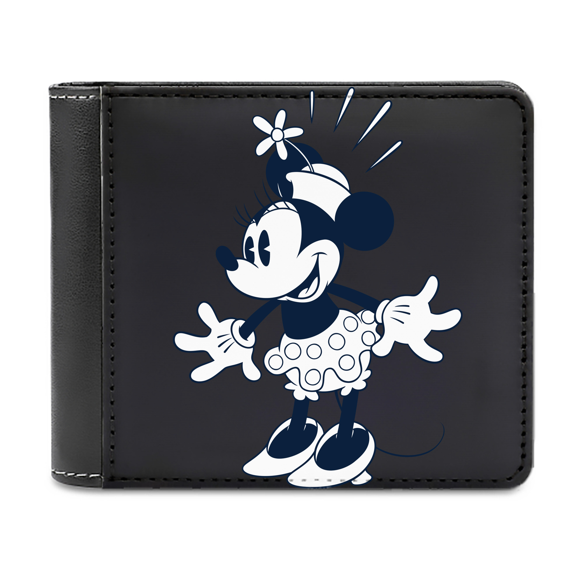 （画像用） ミッキーマウス Mickey Mouse 二つ折り革財布