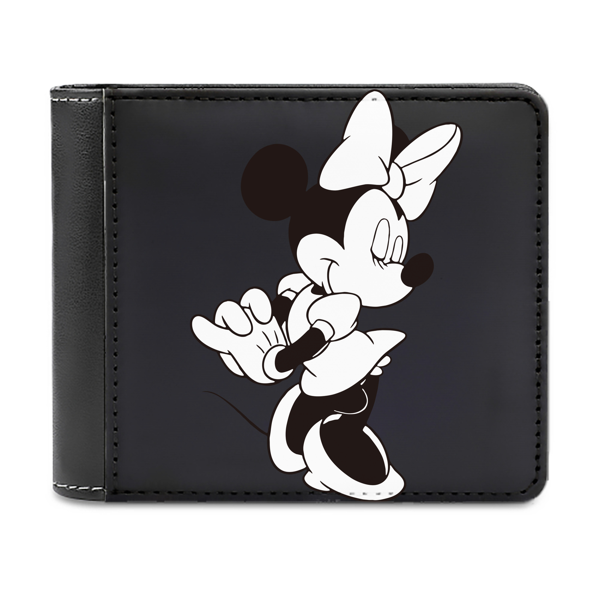 （画像用） ミッキーマウス Mickey Mouse 二つ折り革財布