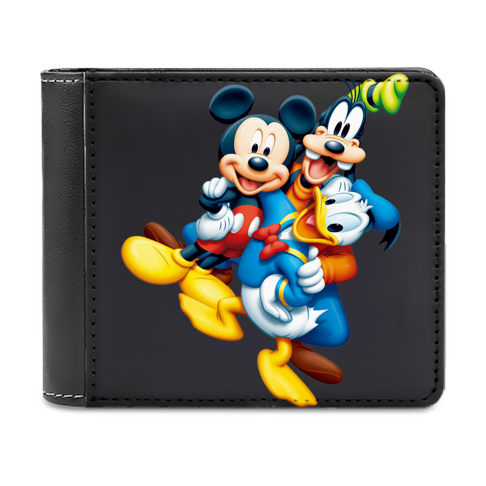（画像用） ミッキーマウス Mickey Mouse 二つ折り革財布
