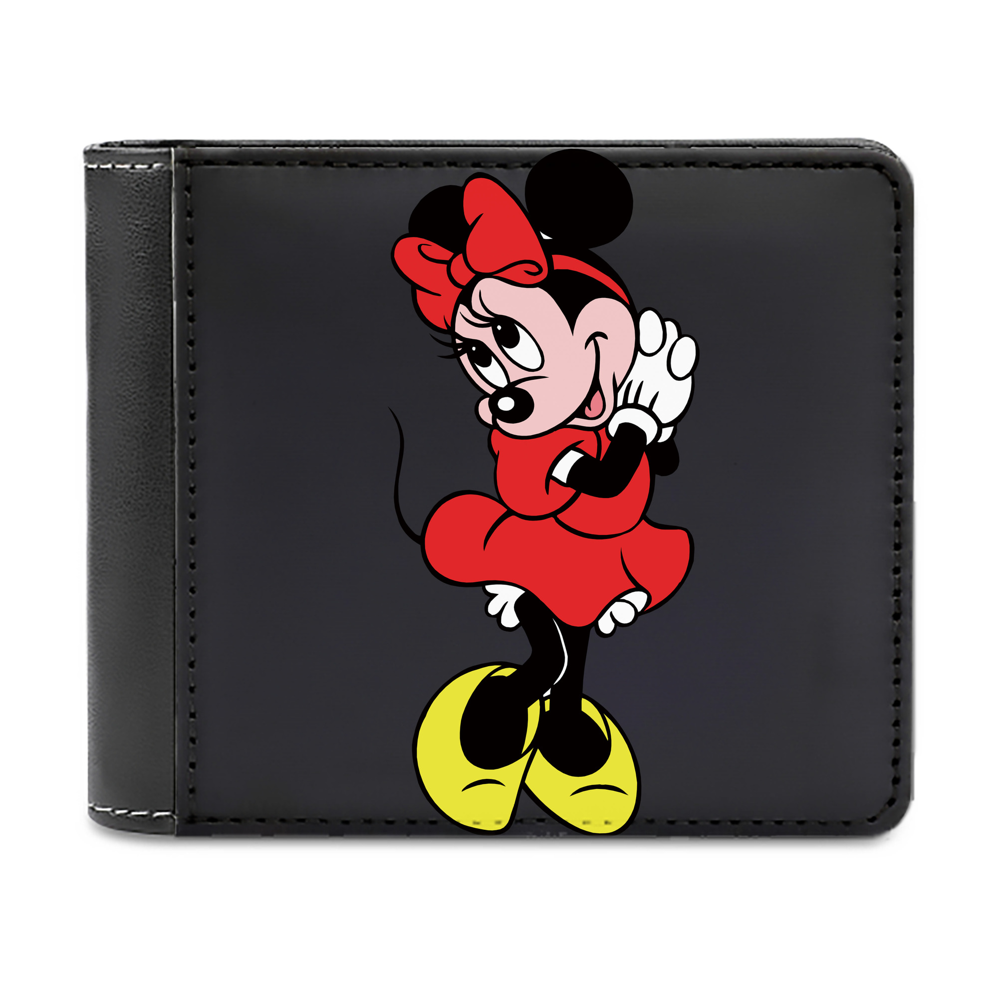 （画像用） ミッキーマウス Mickey Mouse 二つ折り革財布