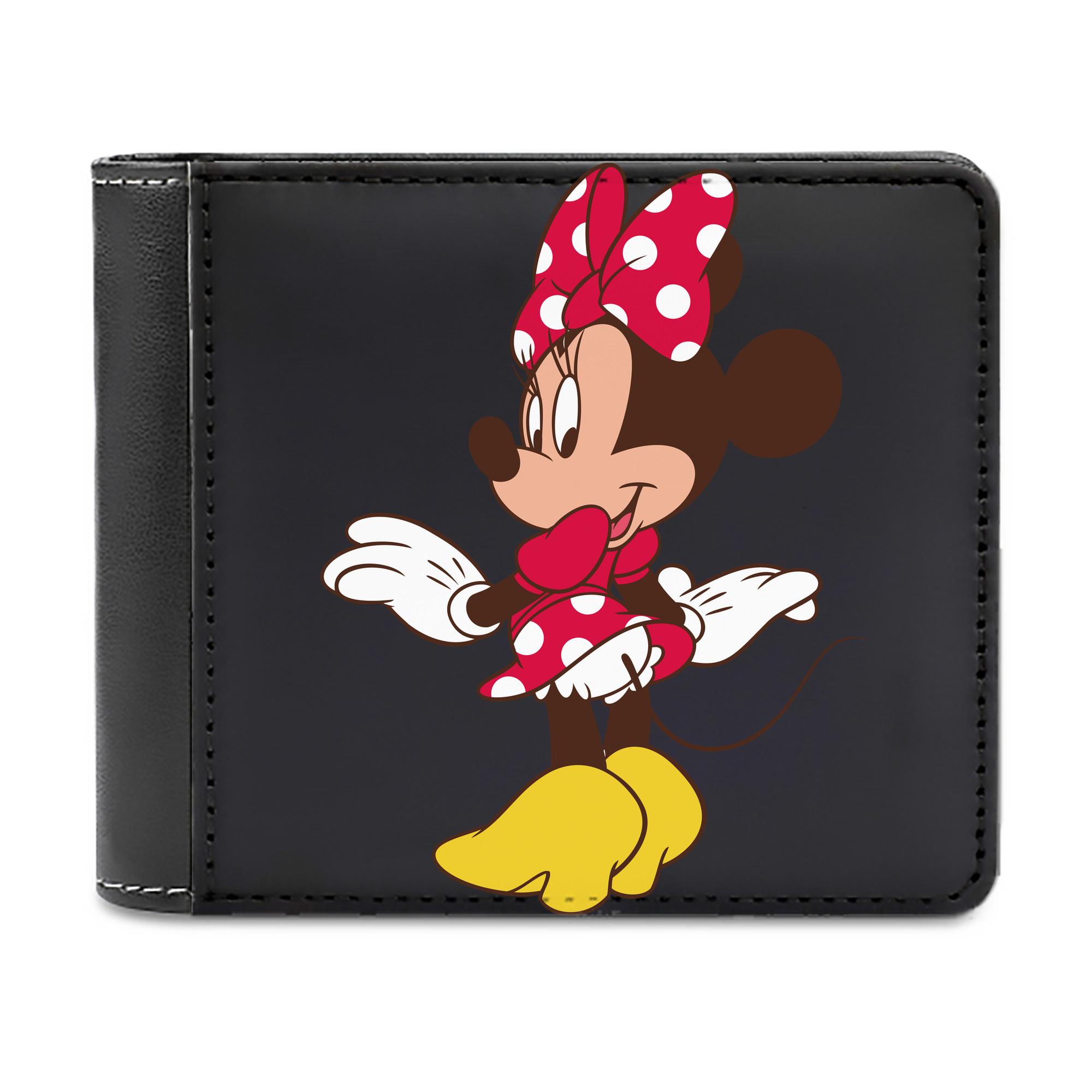 （画像用） ミッキーマウス Mickey Mouse 二つ折り革財布