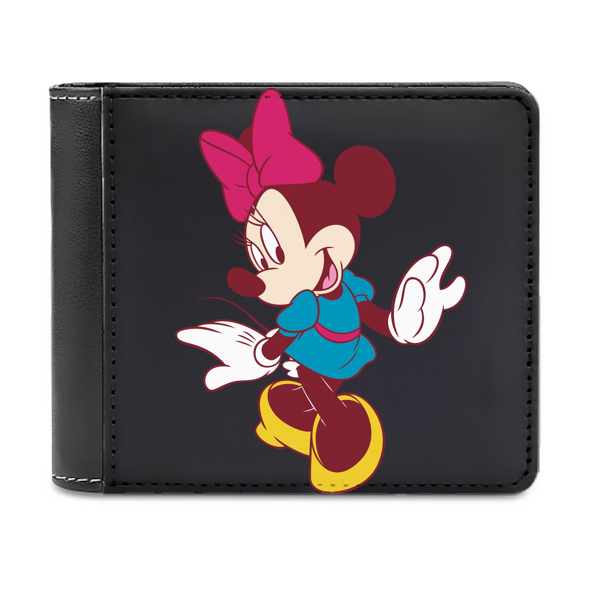 （画像用） ミッキーマウス Mickey Mouse 二つ折り革財布
