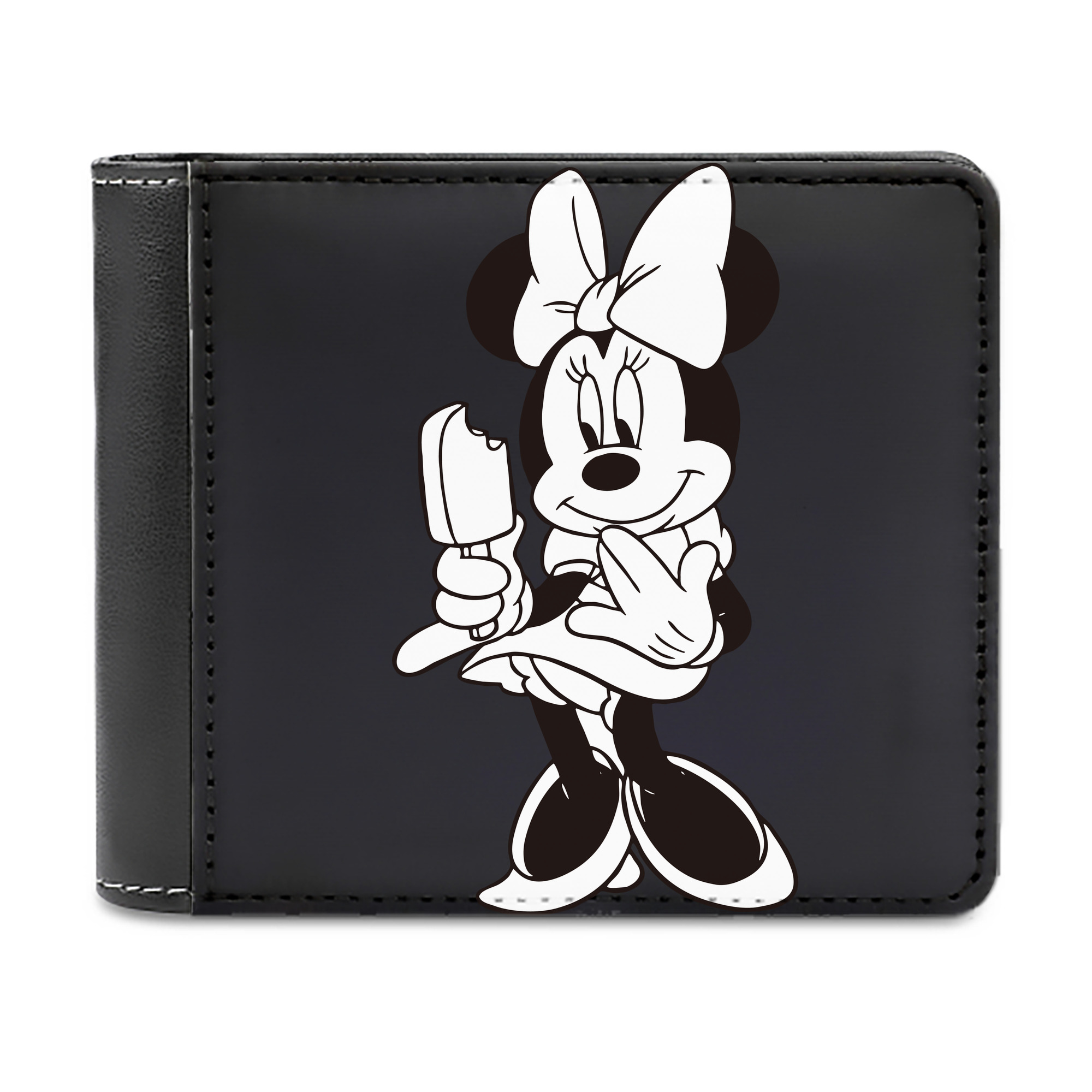 （画像用） ミッキーマウス Mickey Mouse 二つ折り革財布