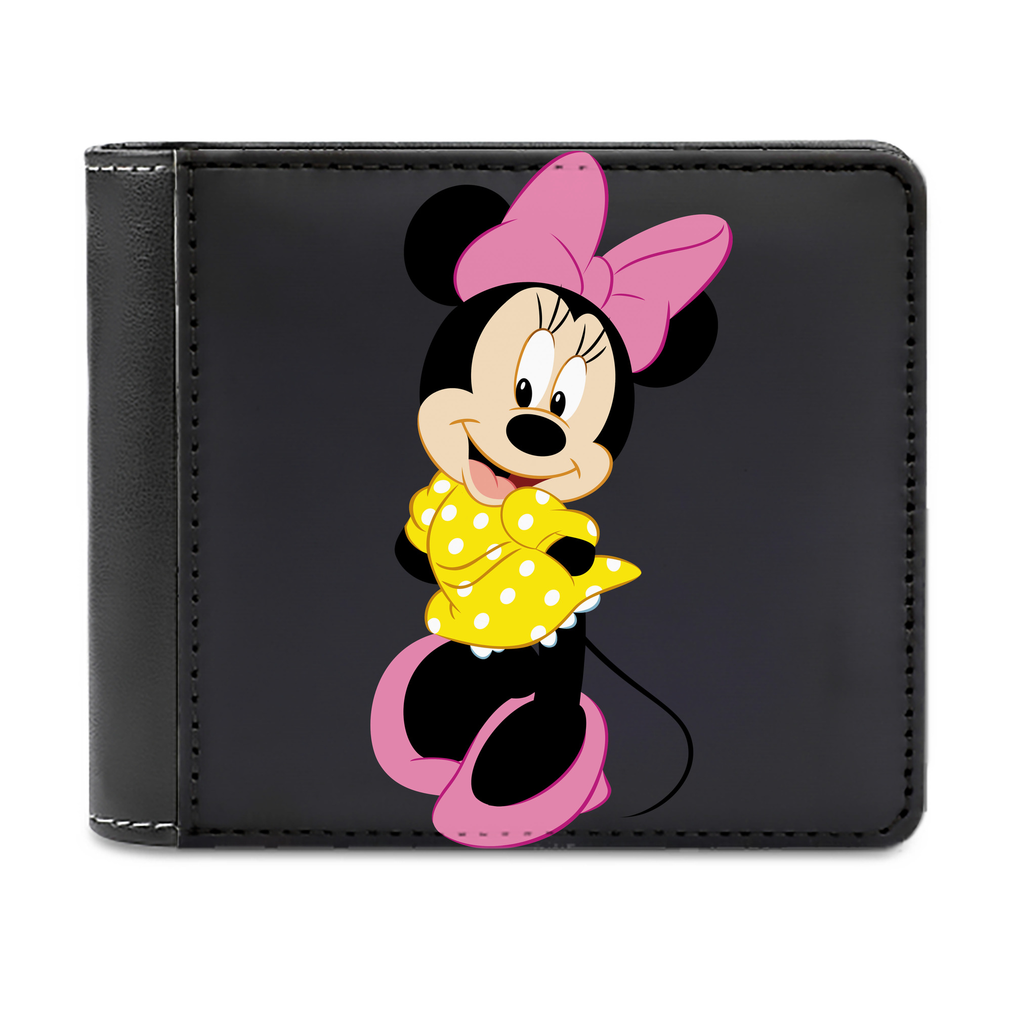 （画像用） ミッキーマウス Mickey Mouse 二つ折り革財布