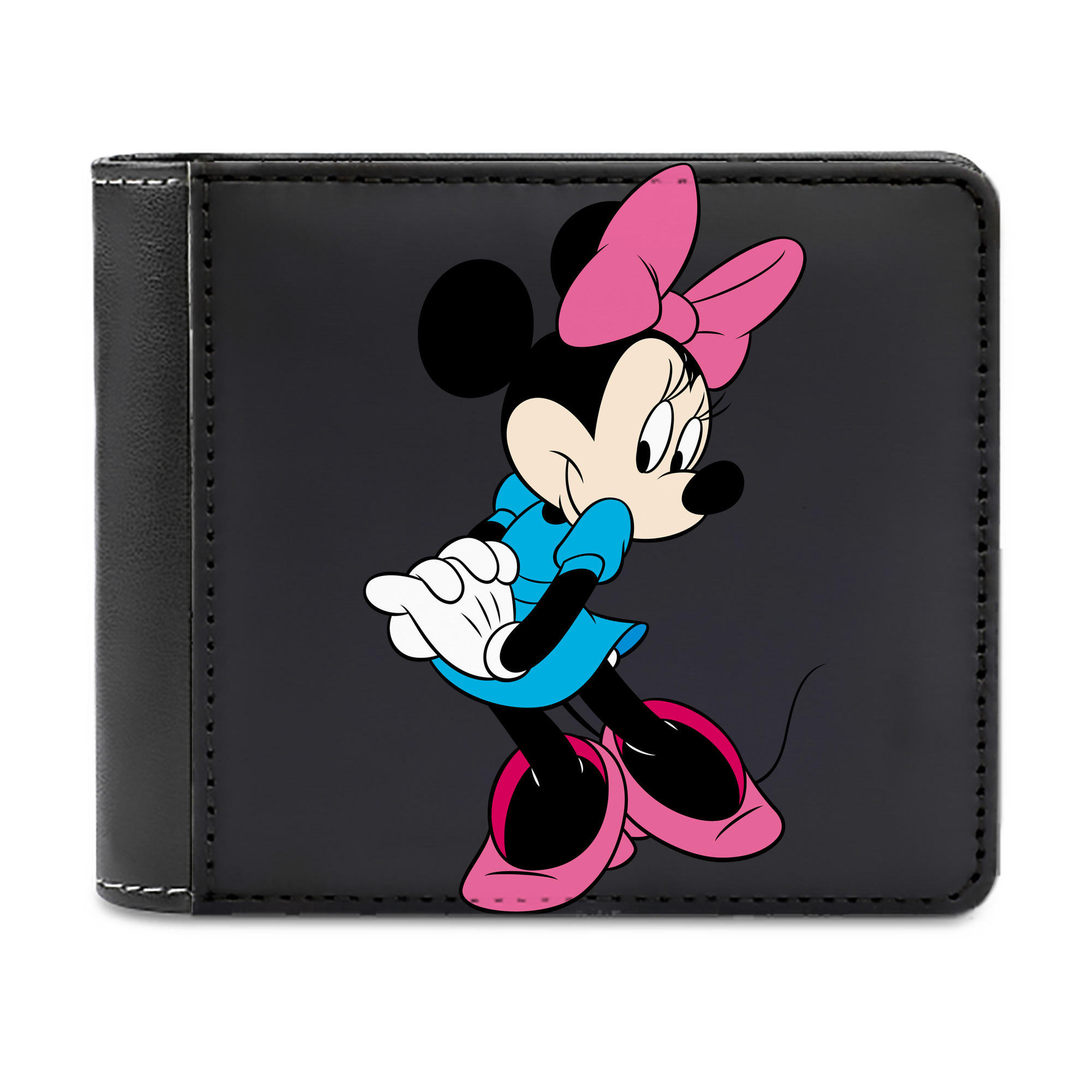 （画像用） ミッキーマウス Mickey Mouse 二つ折り革財布