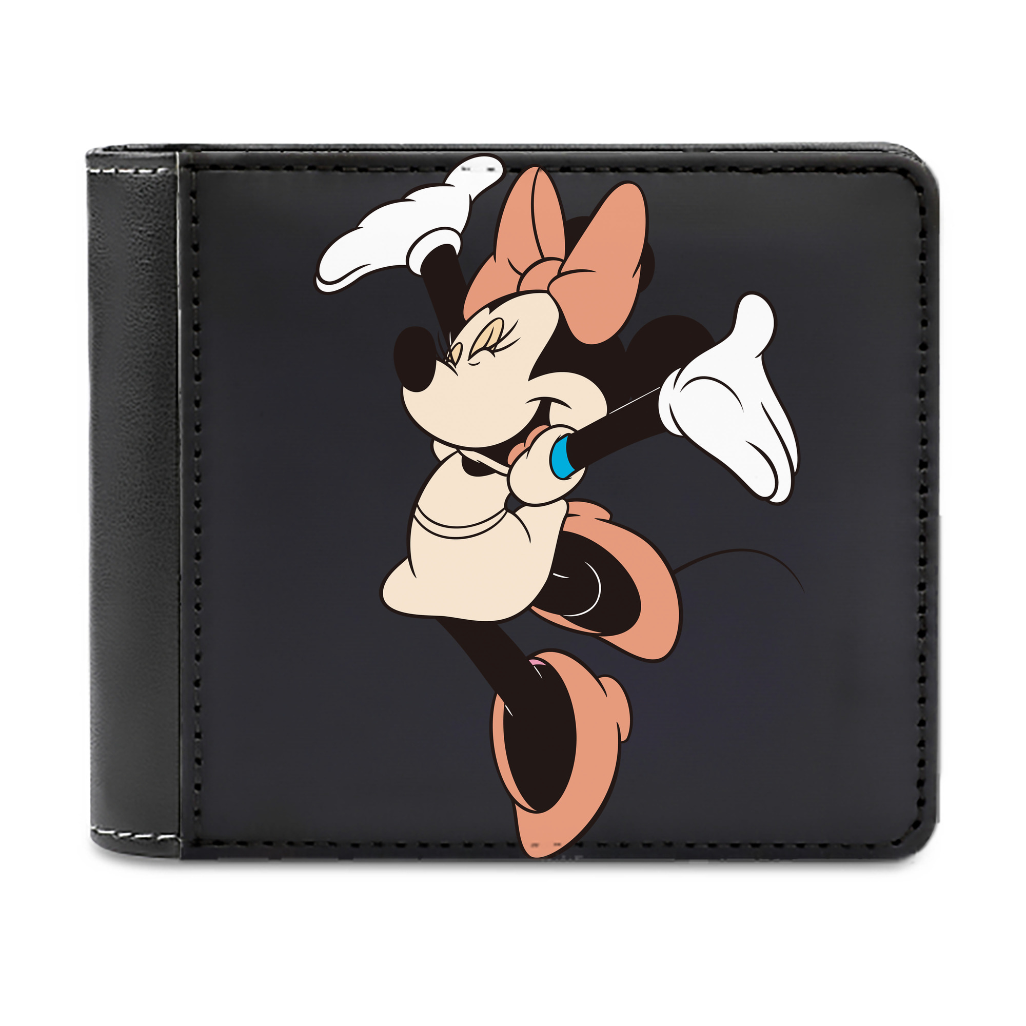 （画像用） ミッキーマウス Mickey Mouse 二つ折り革財布