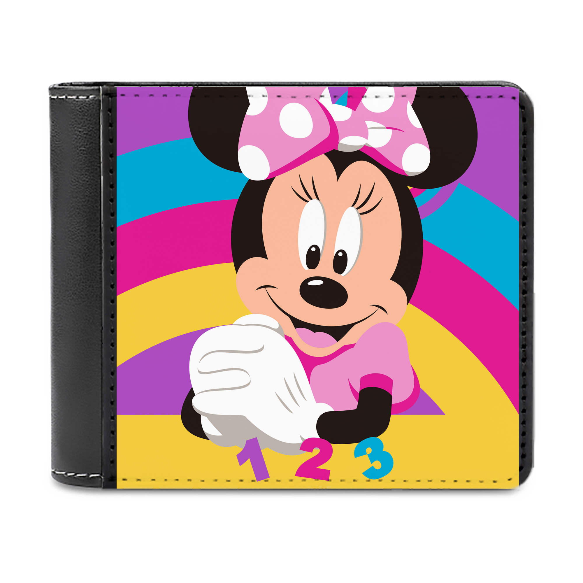（画像用） ミッキーマウス Mickey Mouse 二つ折り革財布