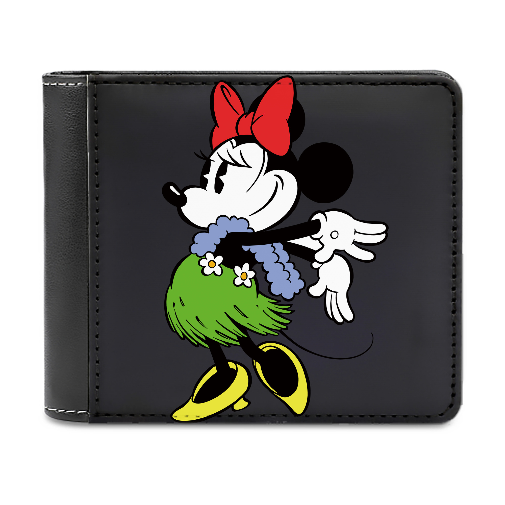 （画像用） ミッキーマウス Mickey Mouse 二つ折り革財布