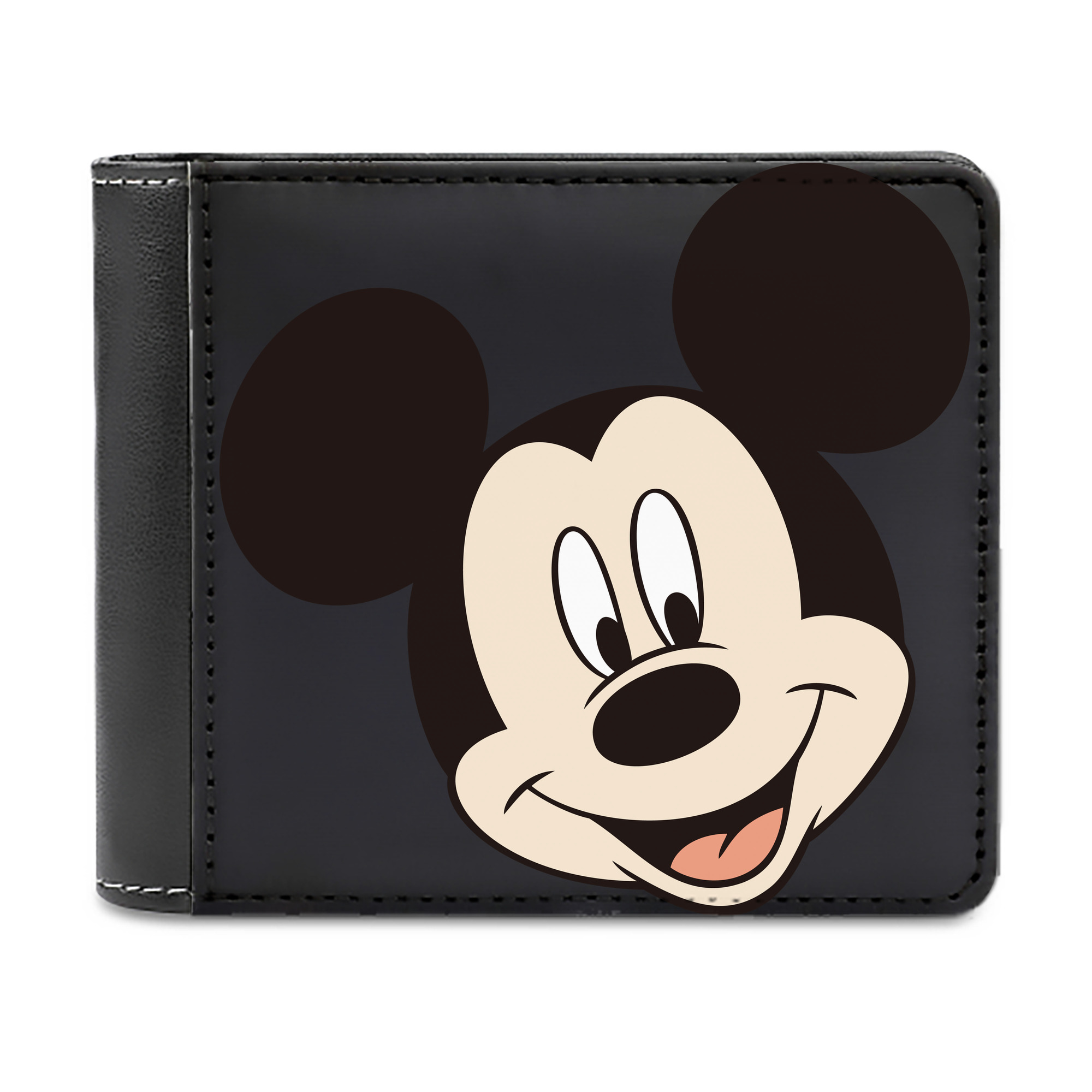 （画像用） ミッキーマウス Mickey Mouse 二つ折り革財布