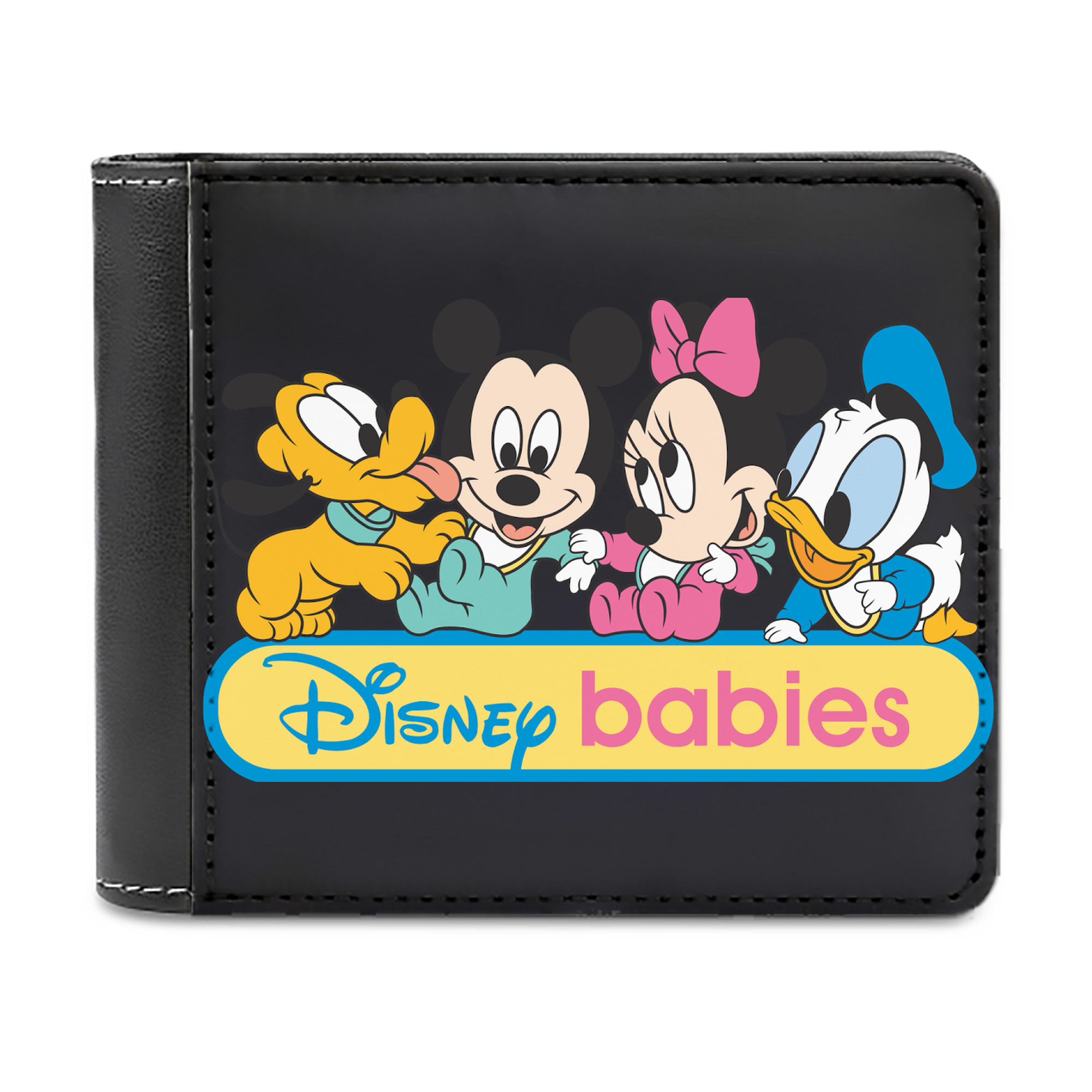 （画像用） ミッキーマウス Mickey Mouse 二つ折り革財布