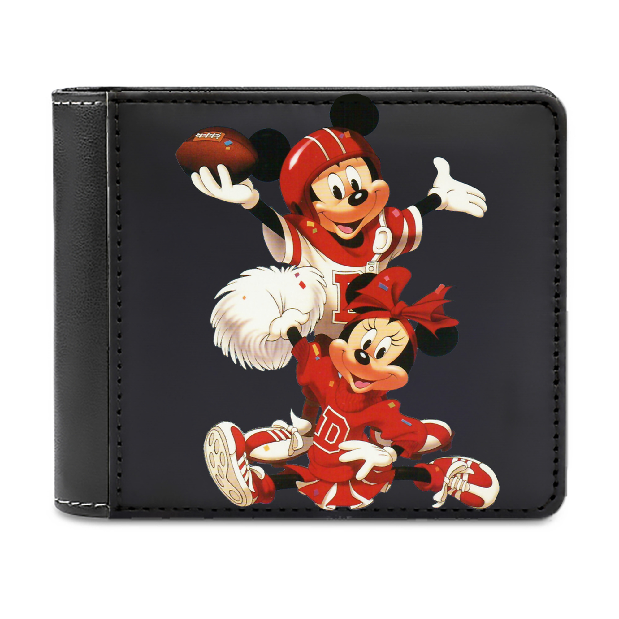 （画像用） ミッキーマウス Mickey Mouse 二つ折り革財布