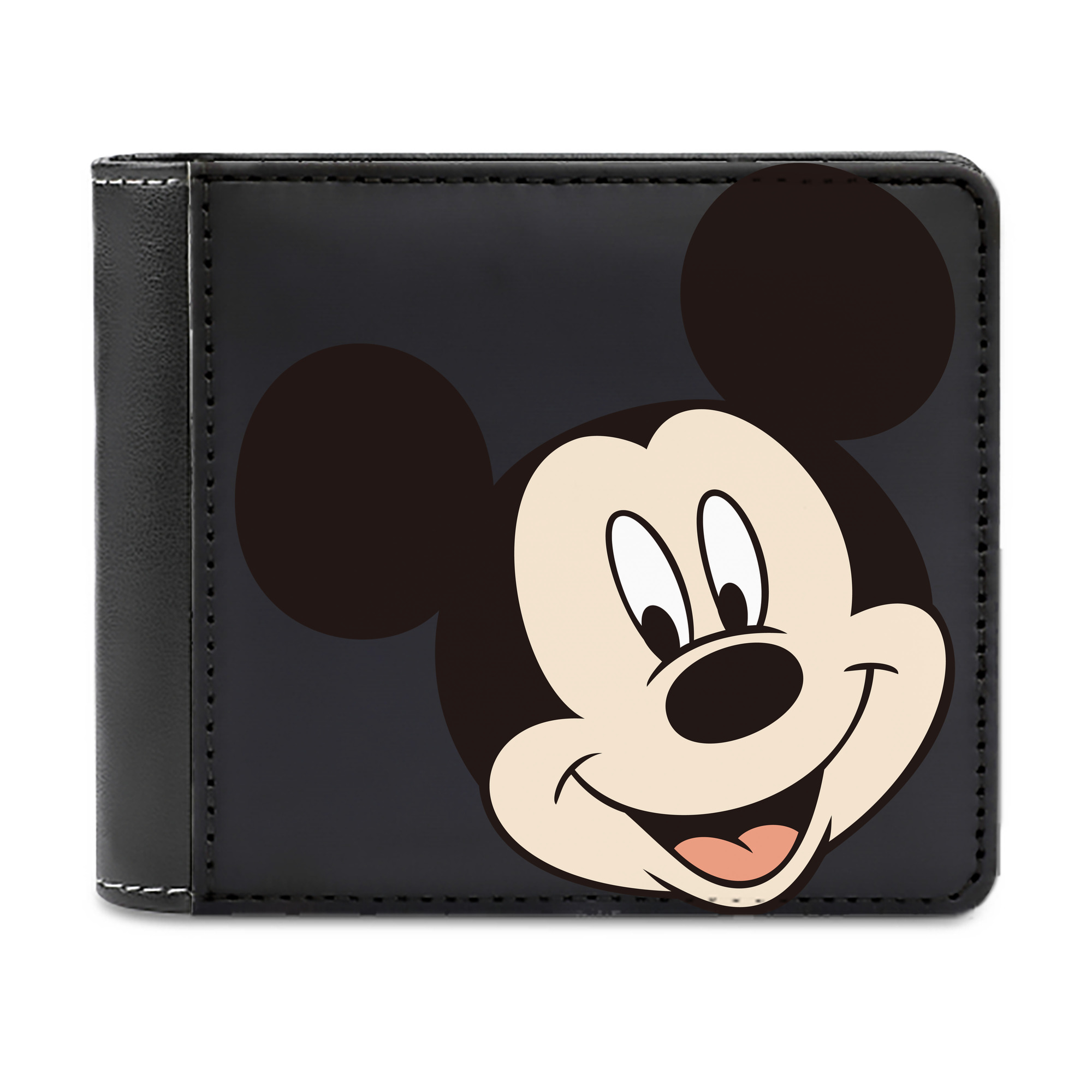 （画像用） ミッキーマウス Mickey Mouse 二つ折り革財布