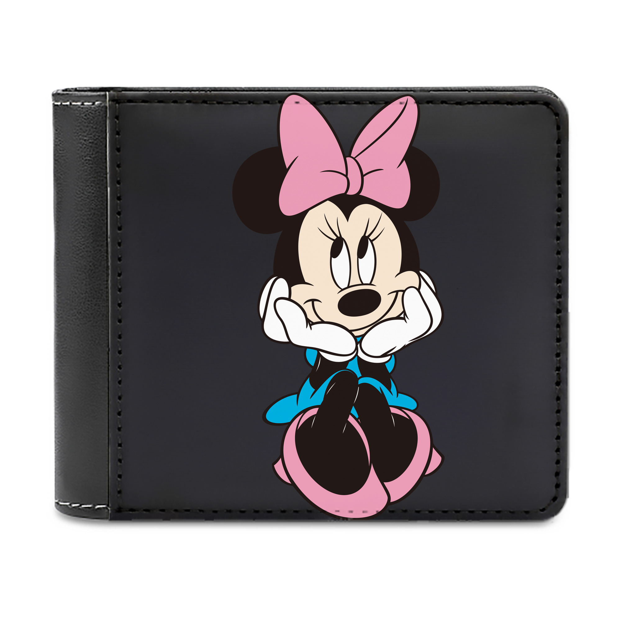 （画像用） ミッキーマウス Mickey Mouse 二つ折り革財布
