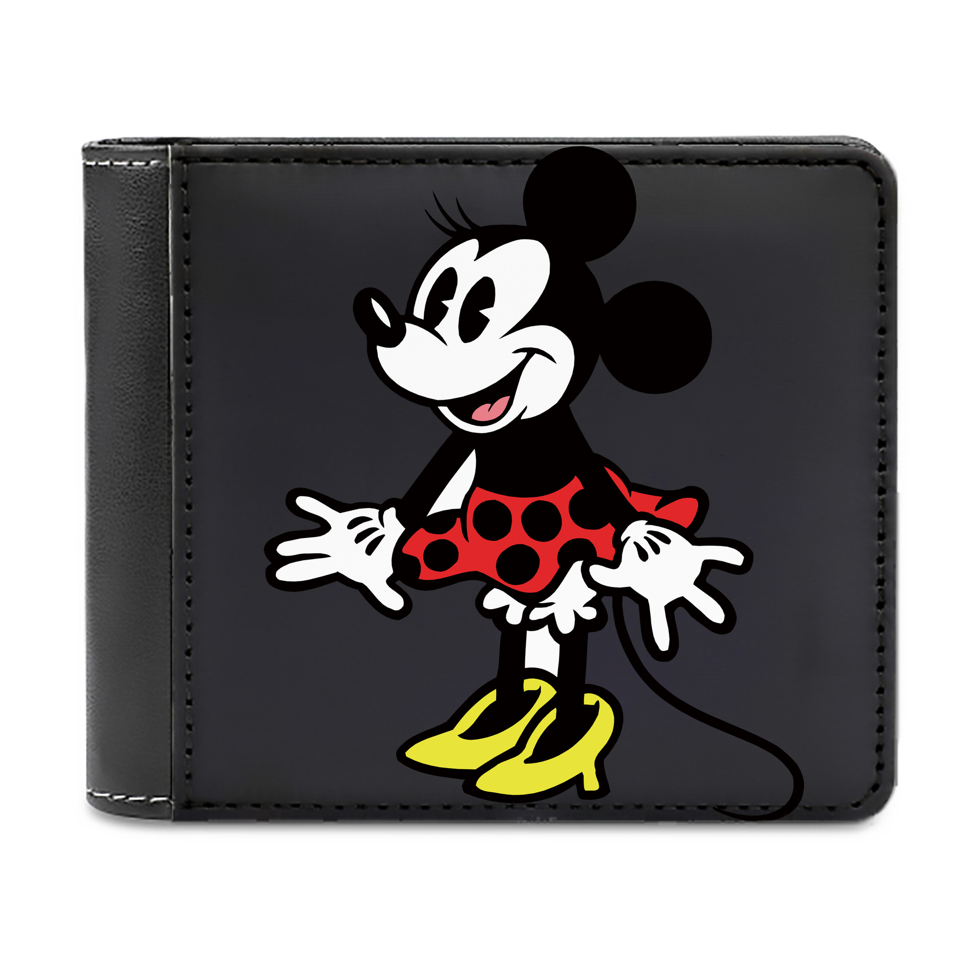 （画像用） ミッキーマウス Mickey Mouse 二つ折り革財布