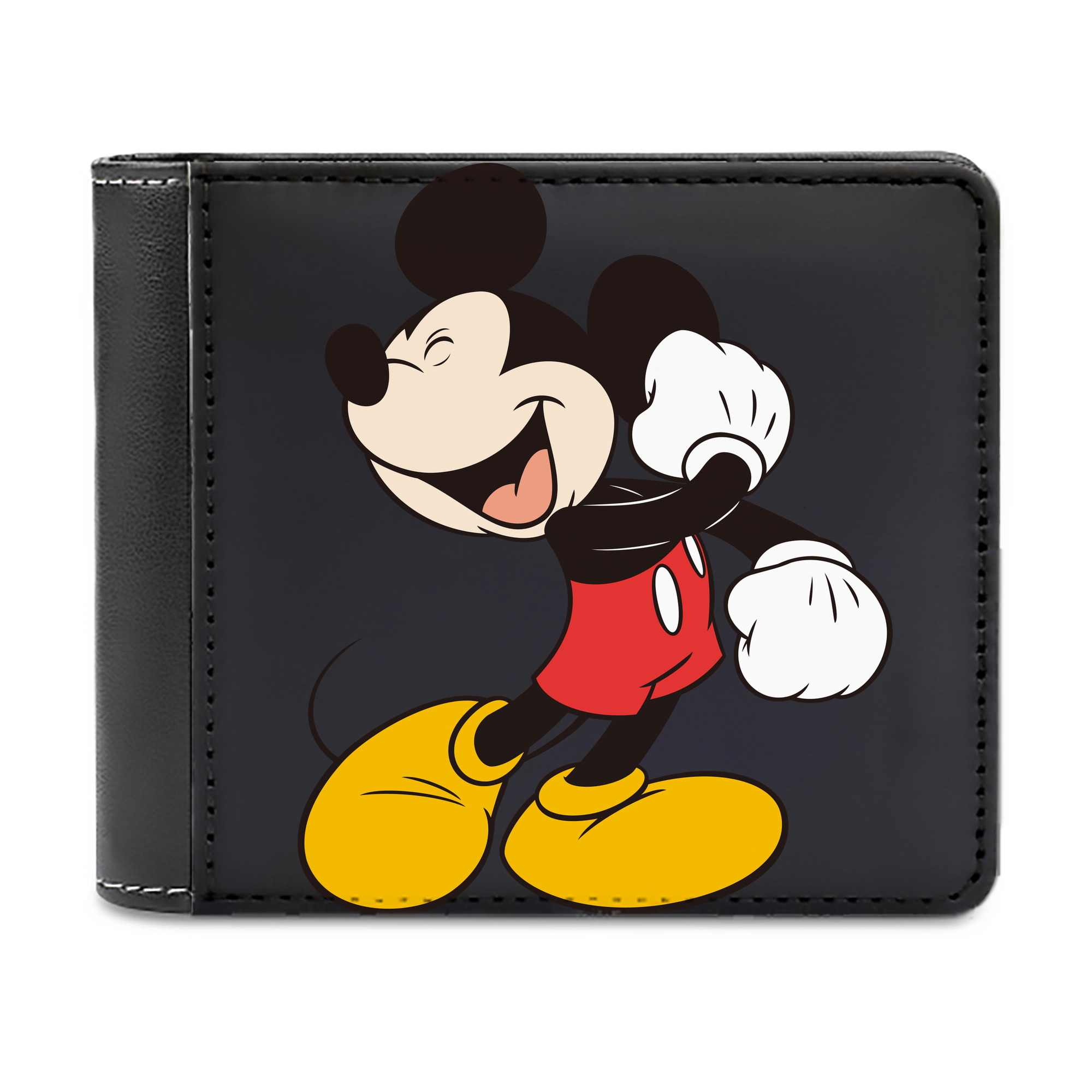 （画像用） ミッキーマウス Mickey Mouse 二つ折り革財布