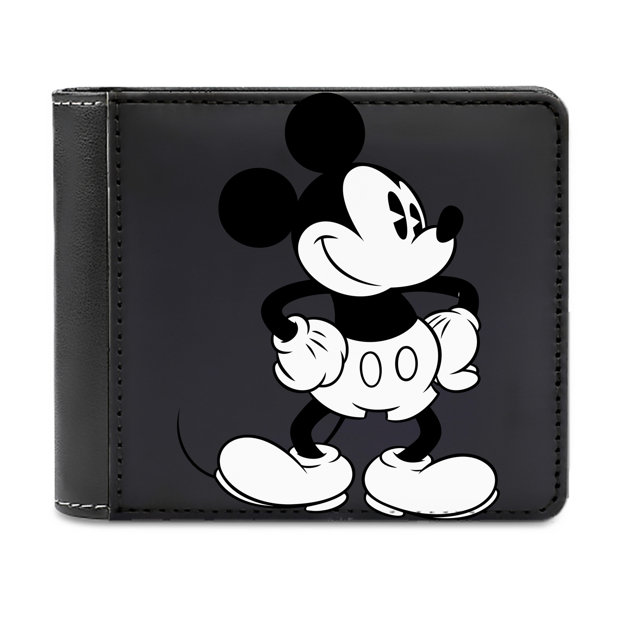 （画像用） ミッキーマウス Mickey Mouse 二つ折り革財布