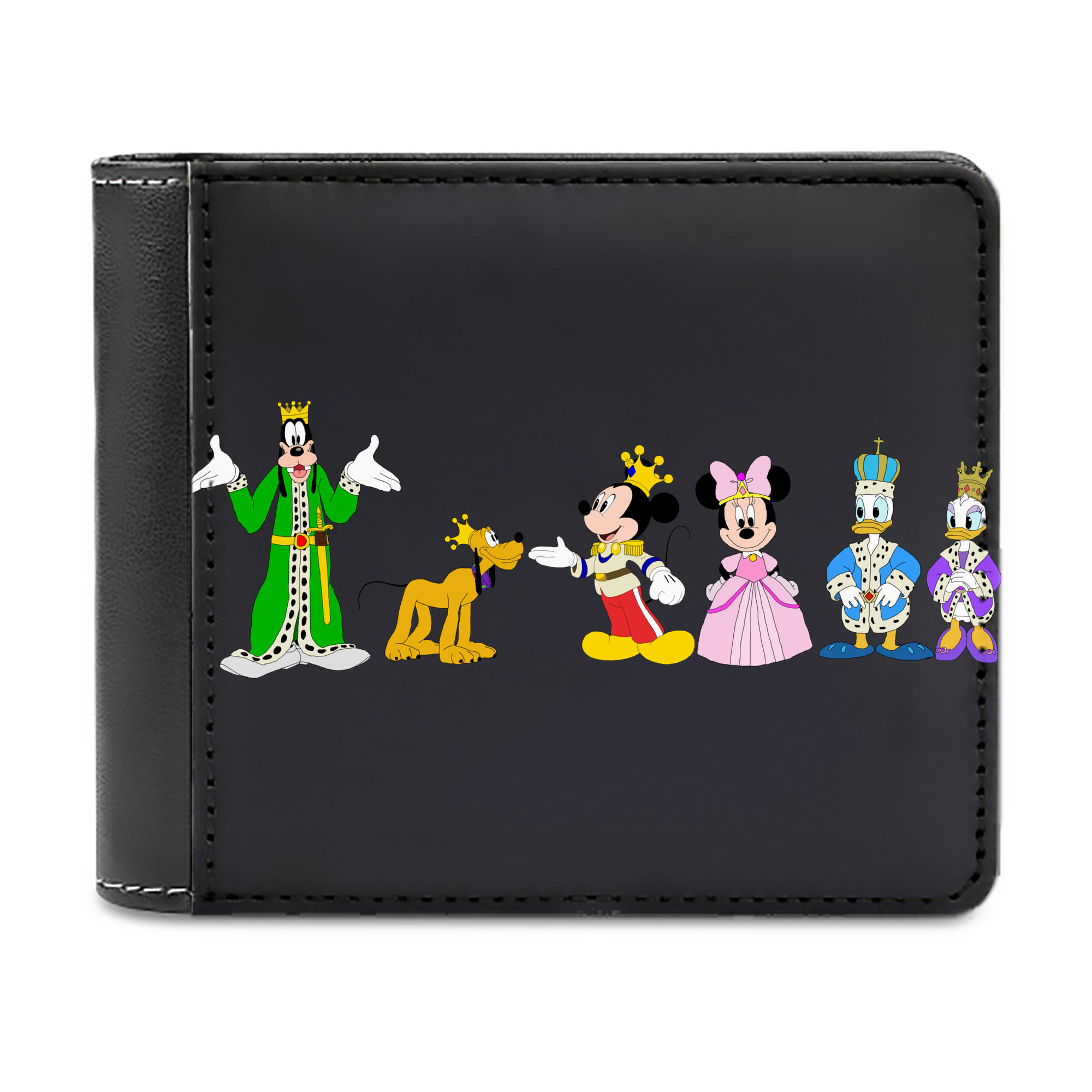 （画像用） ミッキーマウス Mickey Mouse 二つ折り革財布