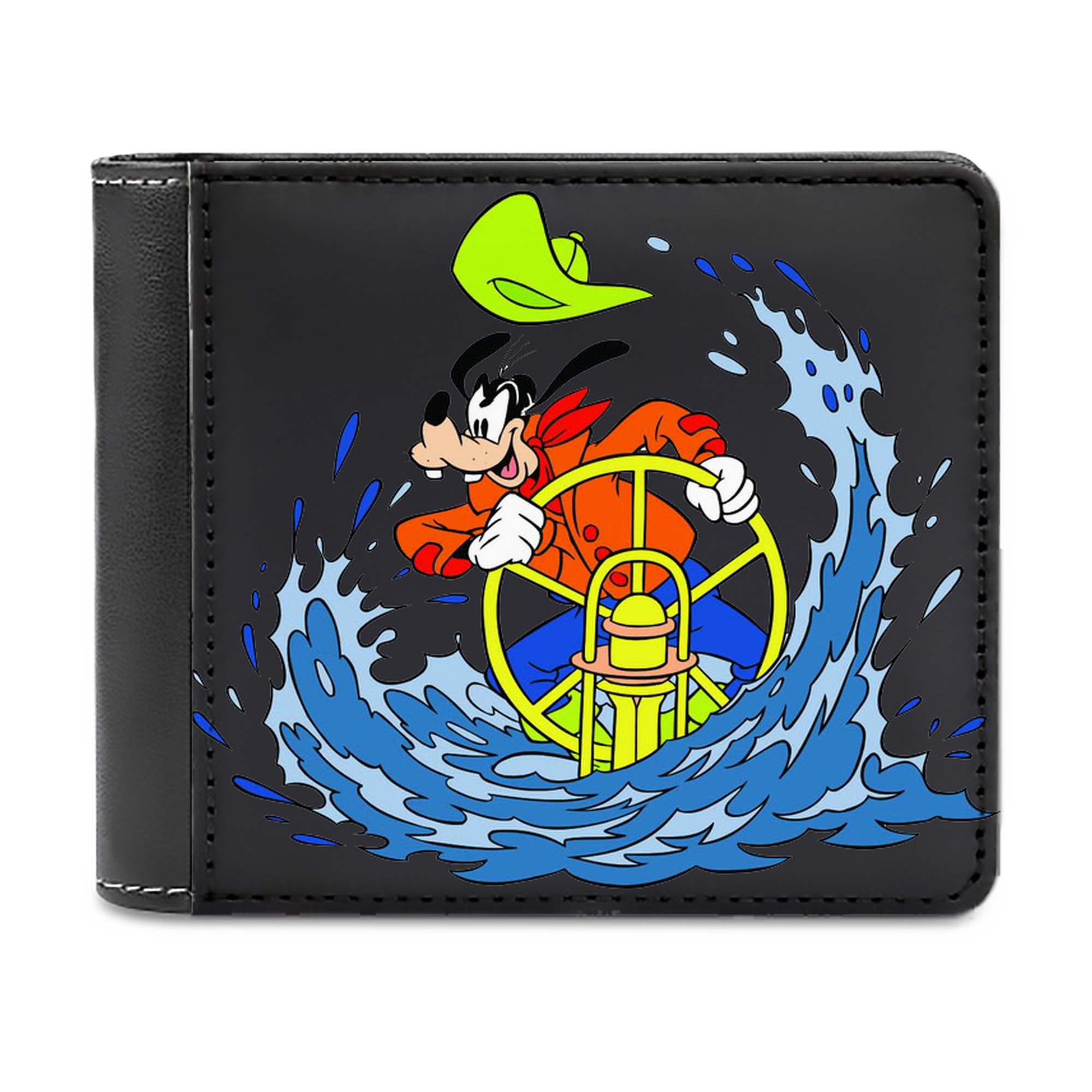 （画像用） ミッキーマウス Mickey Mouse 二つ折り革財布