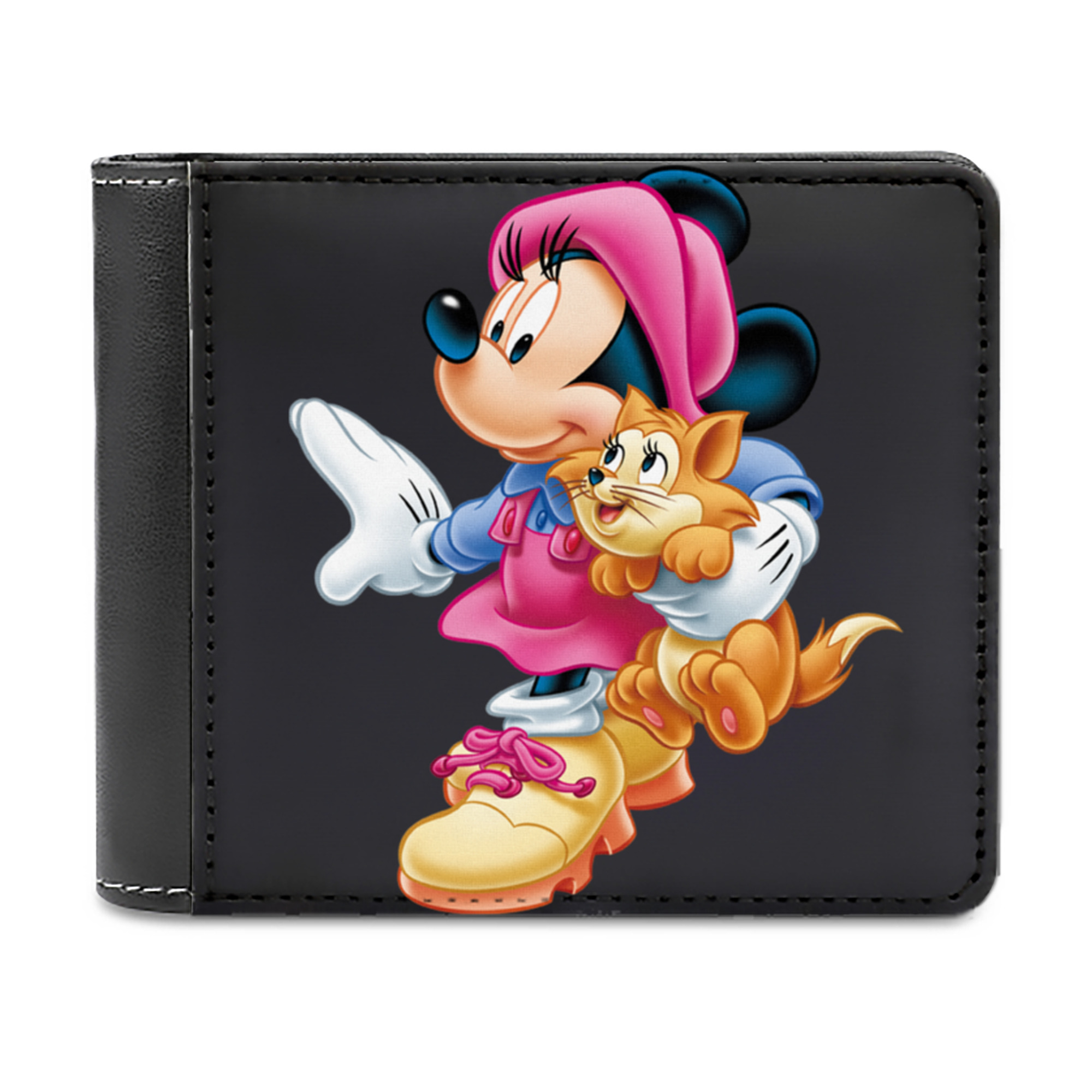（画像用） ミッキーマウス Mickey Mouse 二つ折り革財布