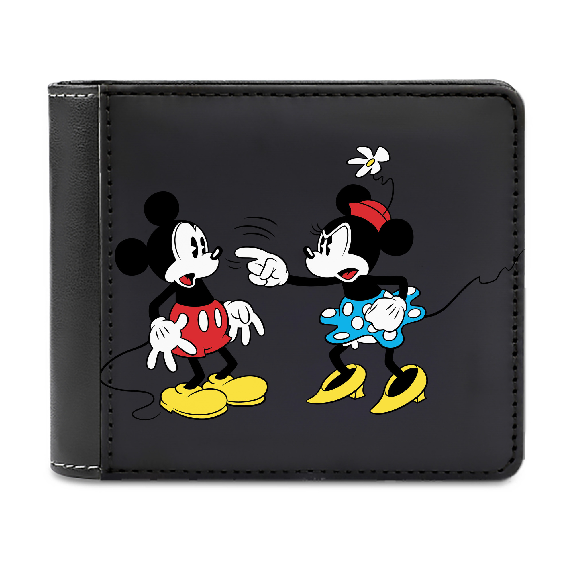（画像用） ミッキーマウス Mickey Mouse 二つ折り革財布