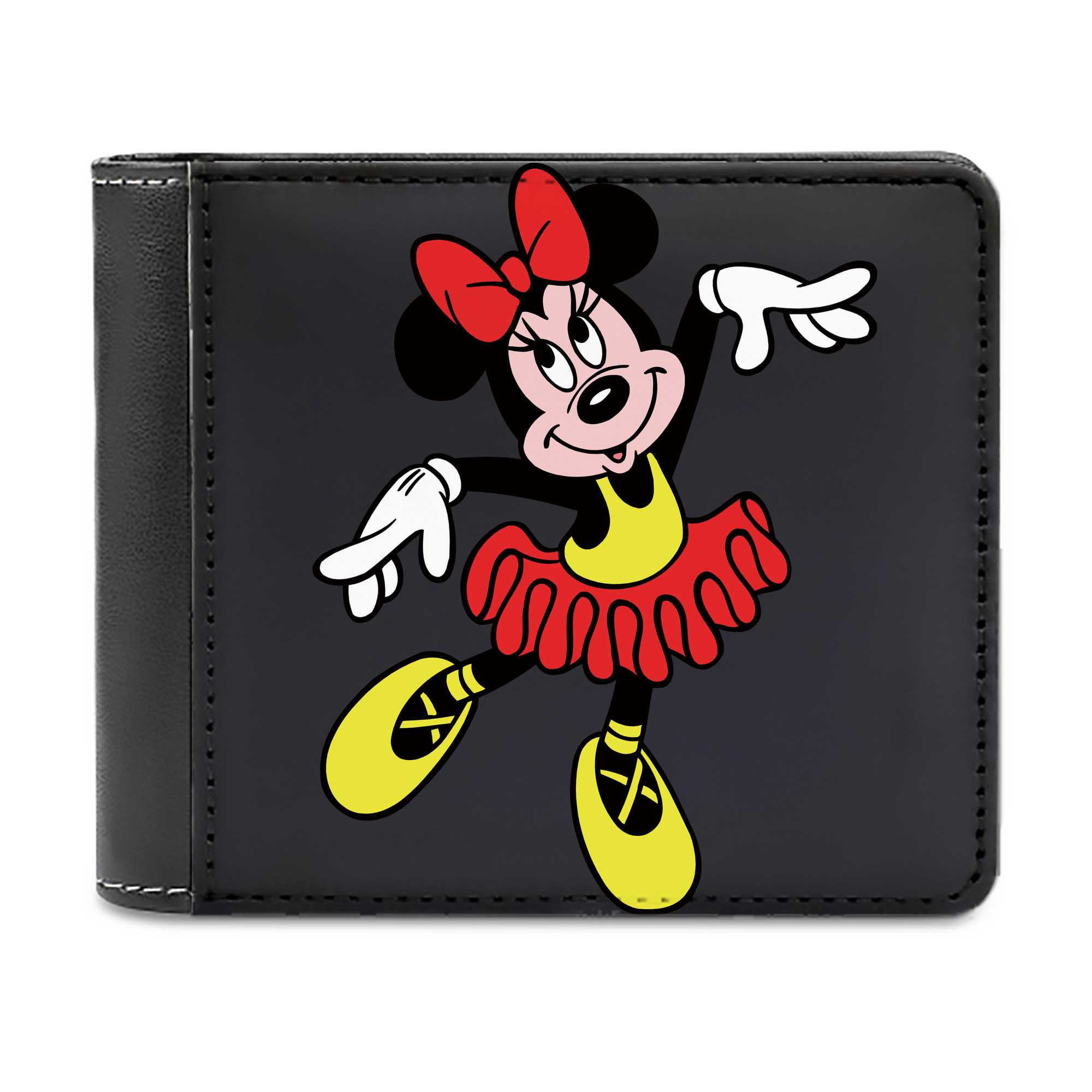 （画像用） ミッキーマウス Mickey Mouse 二つ折り革財布