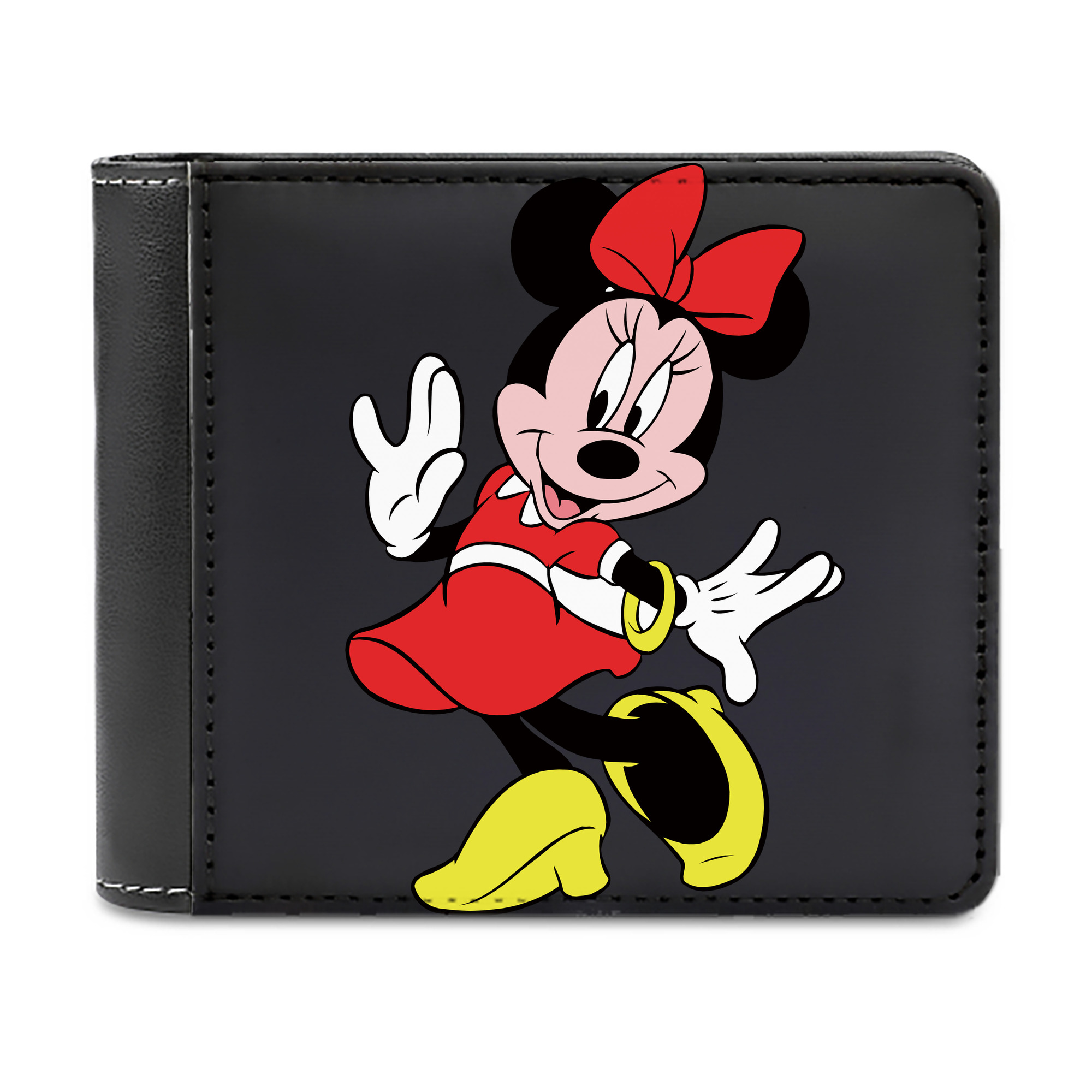 （画像用） ミッキーマウス Mickey Mouse 二つ折り革財布