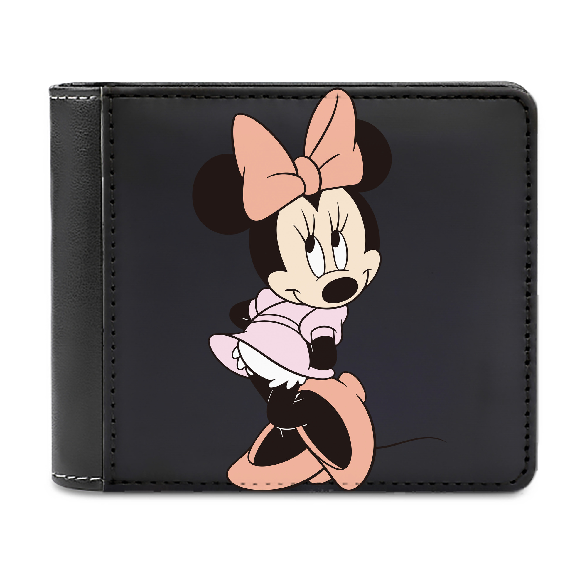 （画像用） ミッキーマウス Mickey Mouse 二つ折り革財布