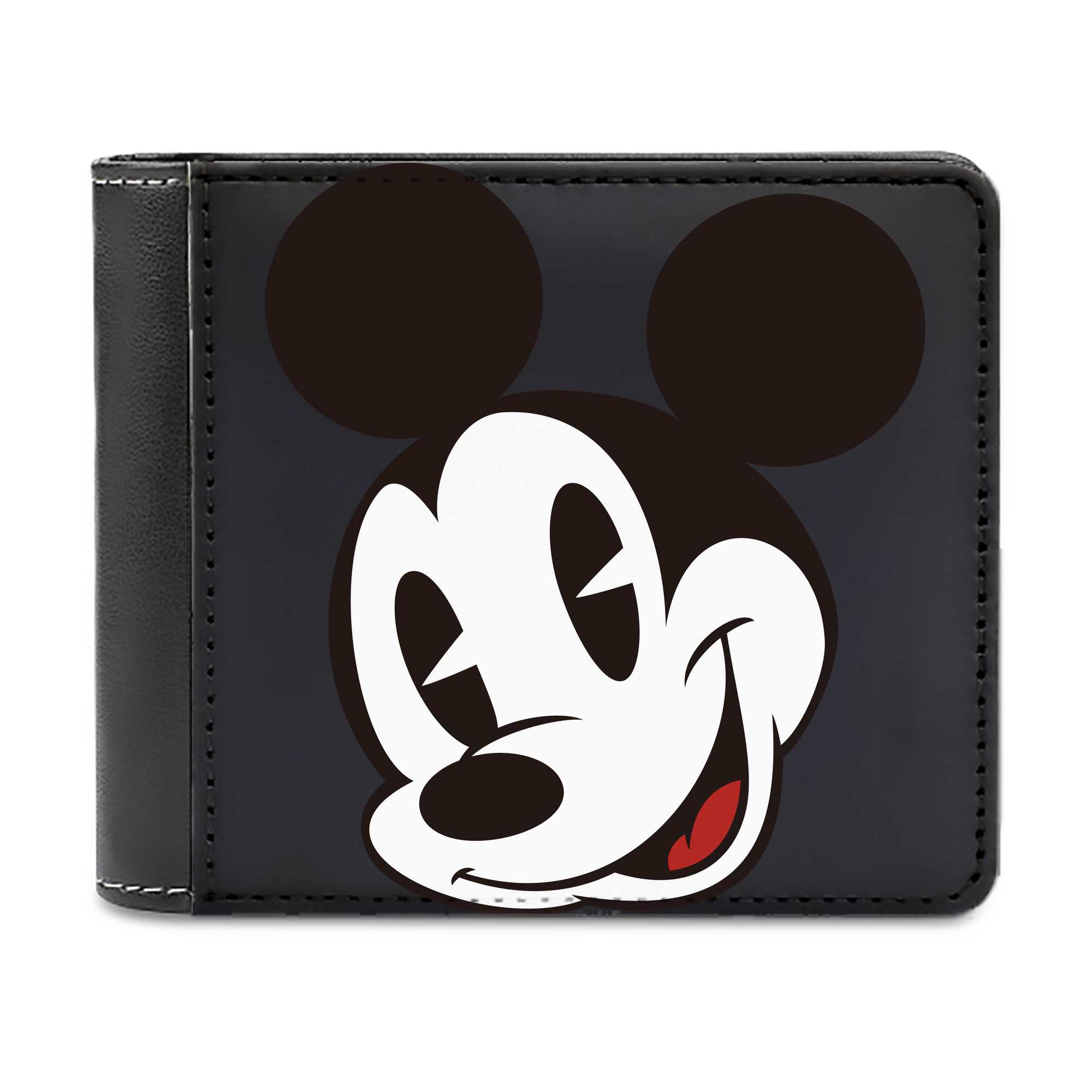 （画像用） ミッキーマウス Mickey Mouse 二つ折り革財布