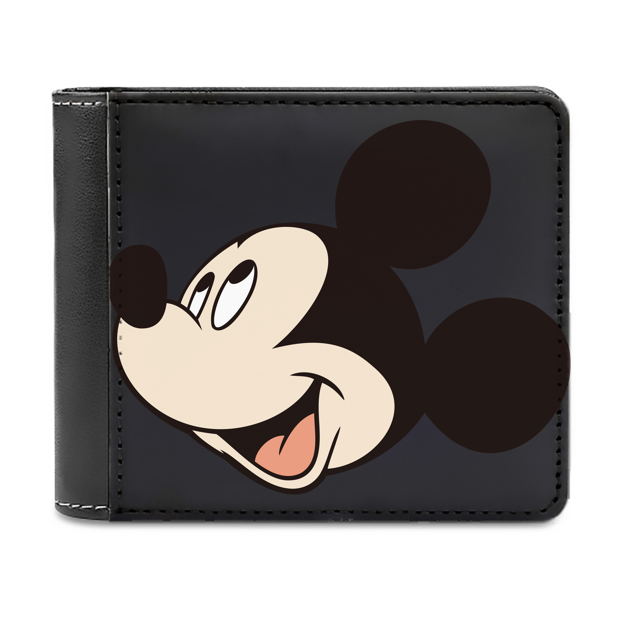 （画像用） ミッキーマウス Mickey Mouse 二つ折り革財布