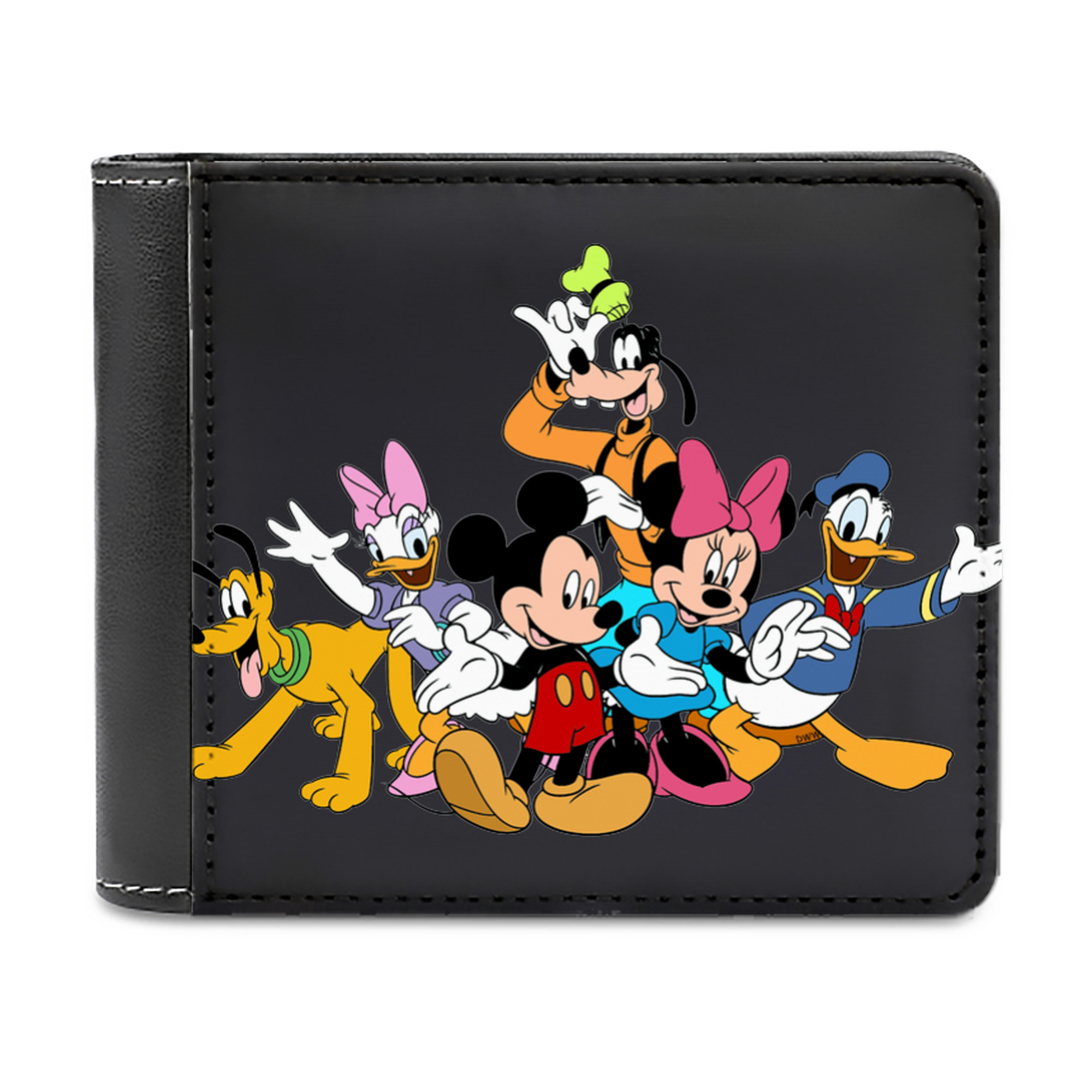 （画像用） ミッキーマウス Mickey Mouse 二つ折り革財布