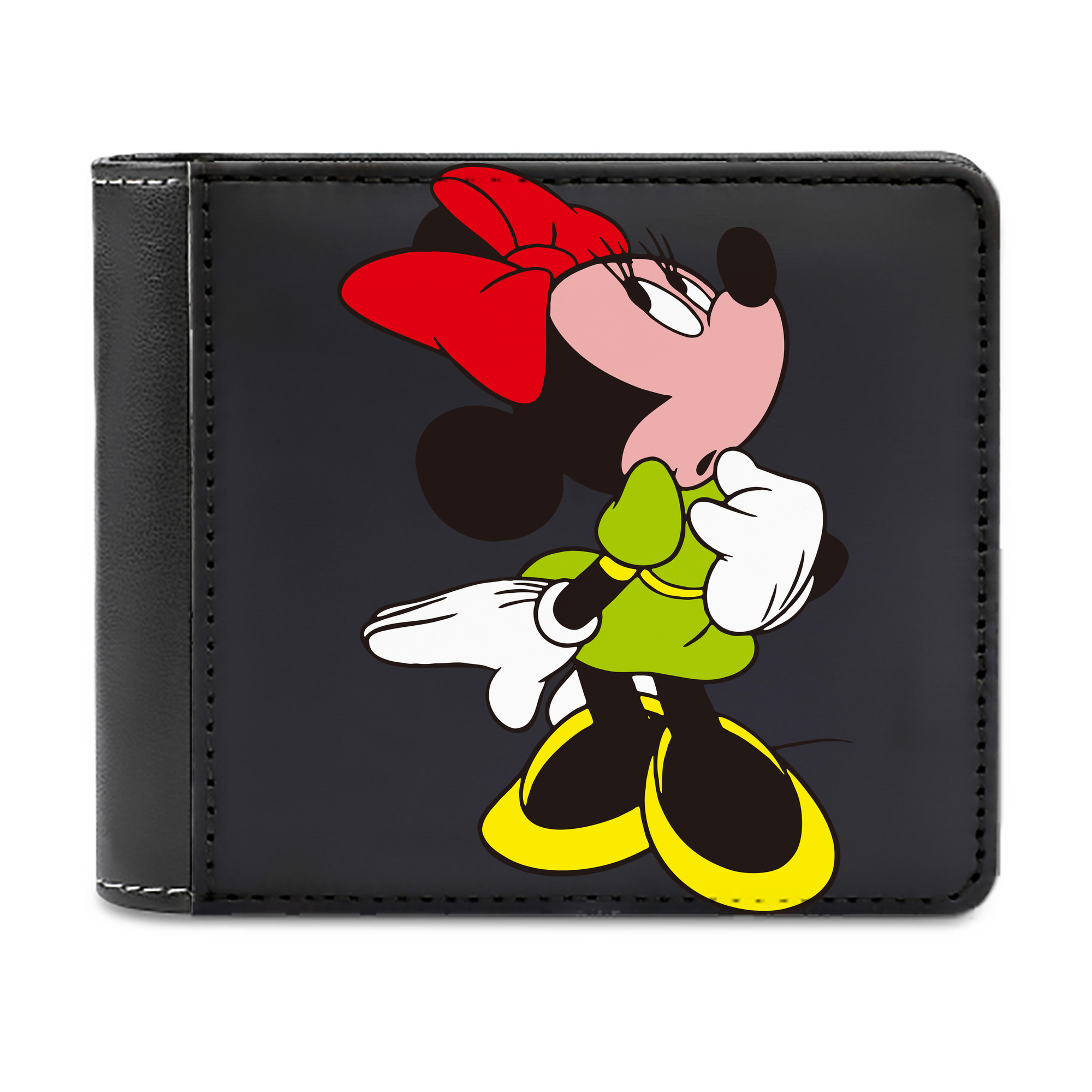 （画像用） ミッキーマウス Mickey Mouse 二つ折り革財布