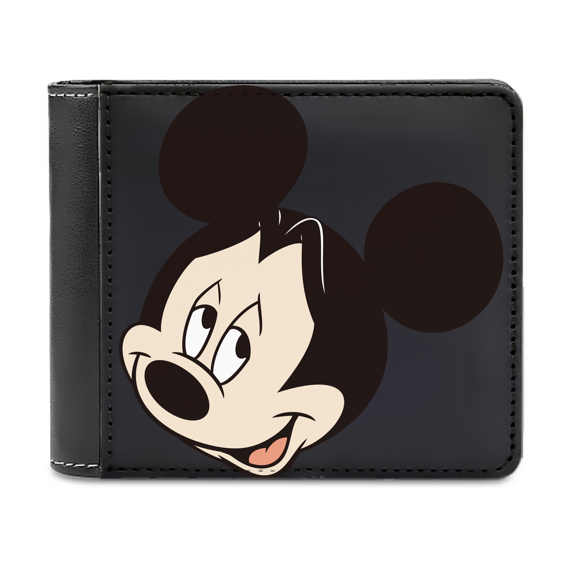 （画像用） ミッキーマウス Mickey Mouse 二つ折り革財布