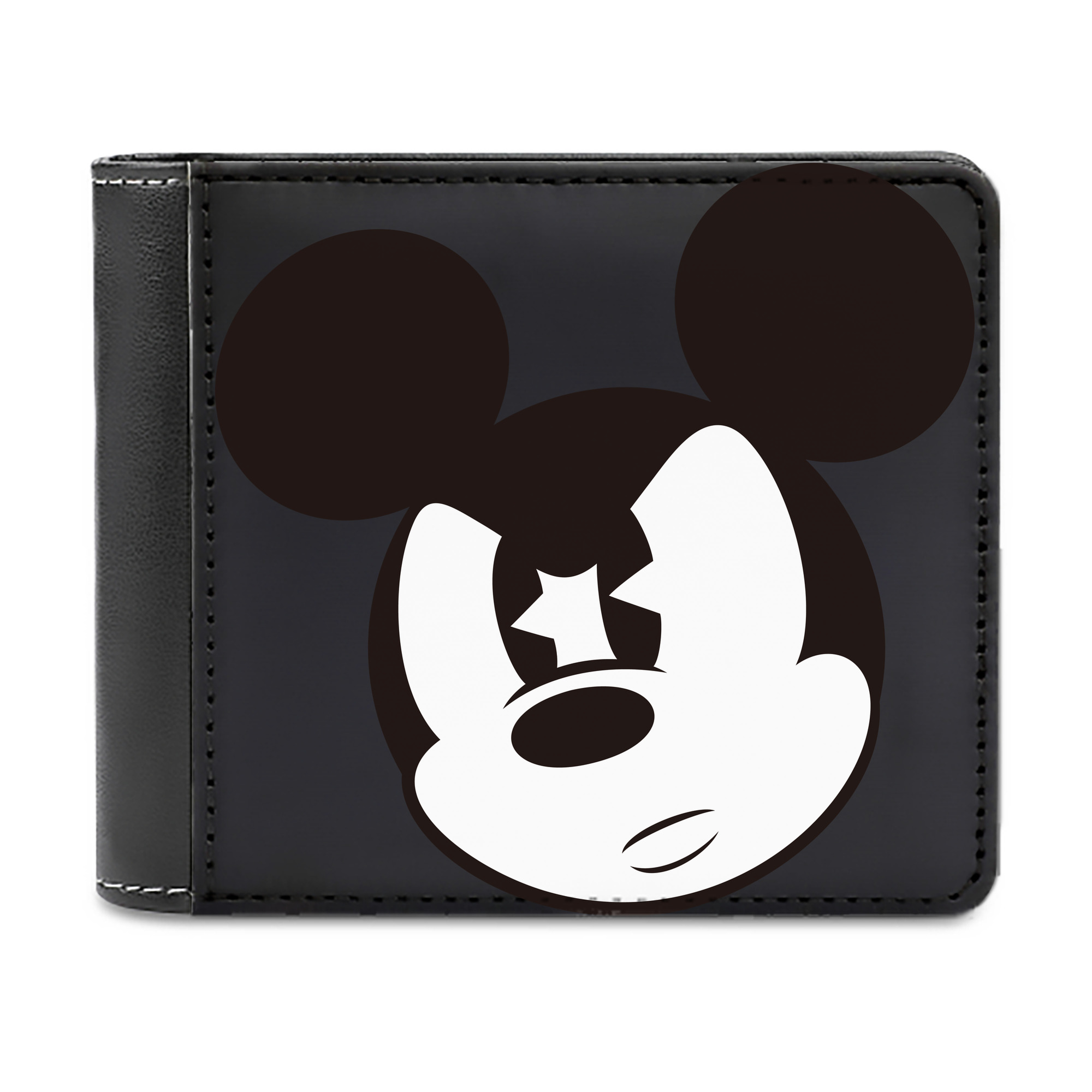 （画像用） ミッキーマウス Mickey Mouse 二つ折り革財布