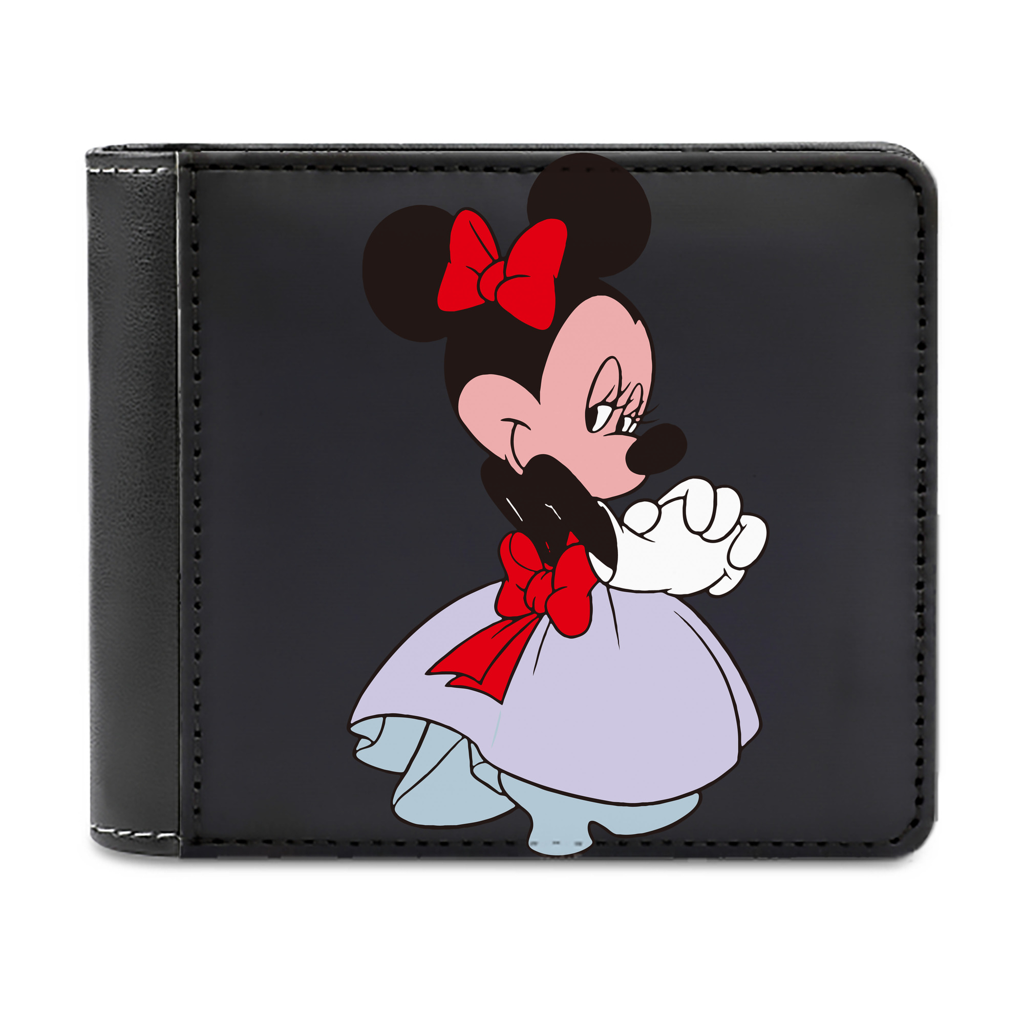 （画像用） ミッキーマウス Mickey Mouse 二つ折り革財布