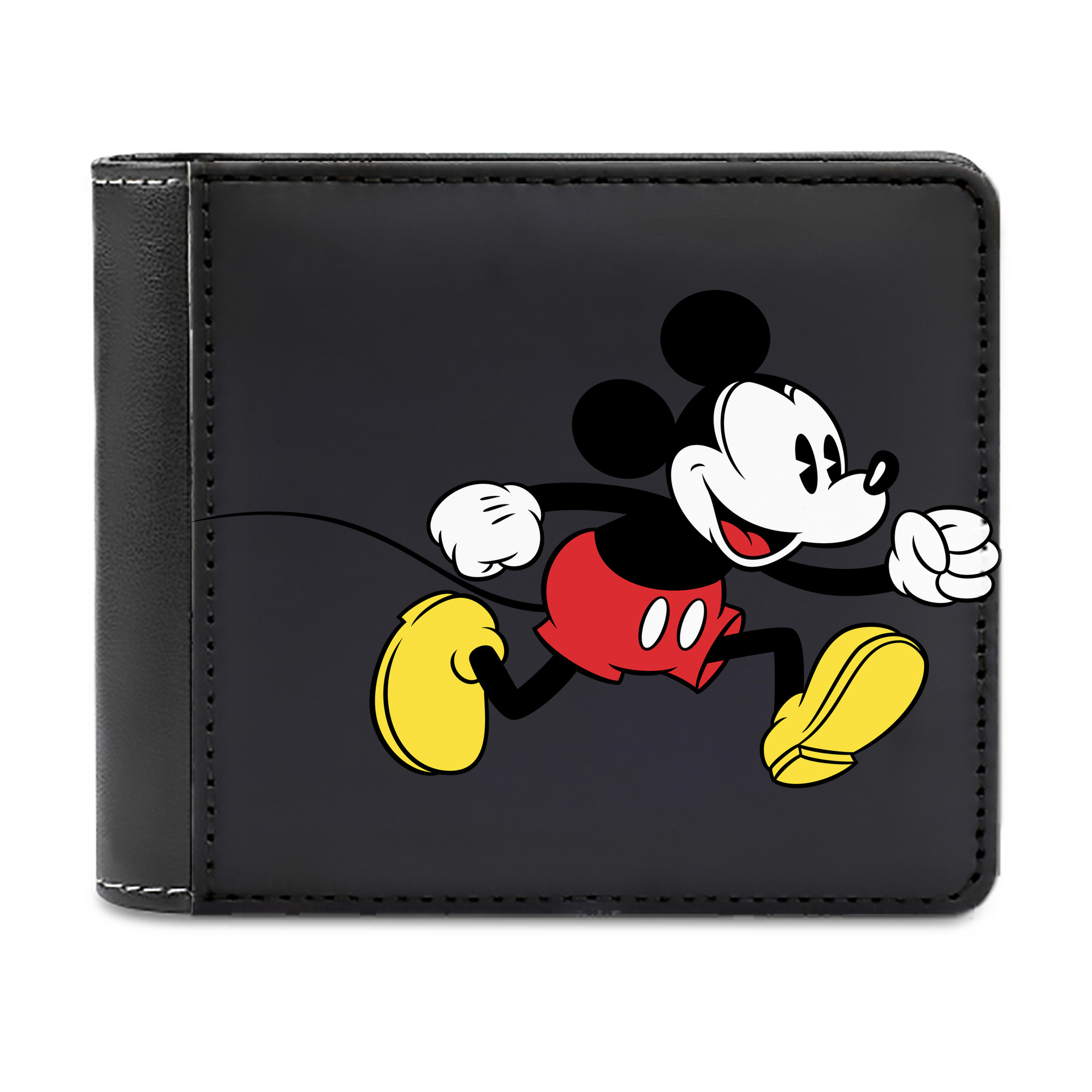 （画像用） ミッキーマウス Mickey Mouse 二つ折り革財布
