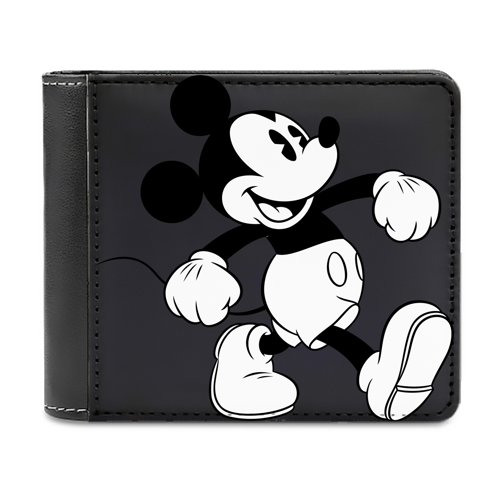 （画像用） ミッキーマウス Mickey Mouse 二つ折り革財布